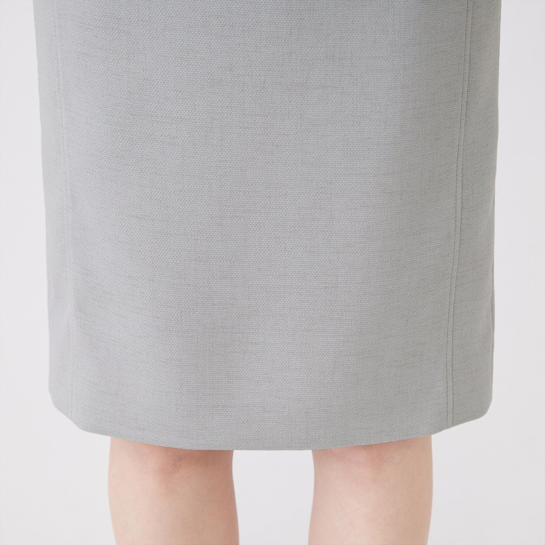 COUP DE CHANCE「【手洗い可／日本製／セットアップ可】麻調合繊タイトスカート」|スカート|