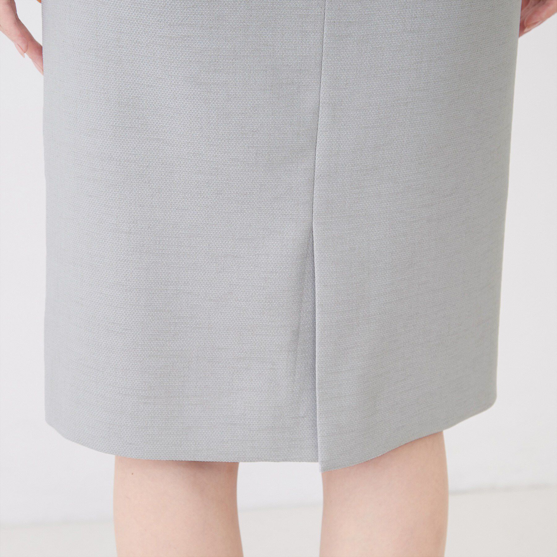 COUP DE CHANCE「【手洗い可／日本製／セットアップ可】麻調合繊タイトスカート」|スカート|