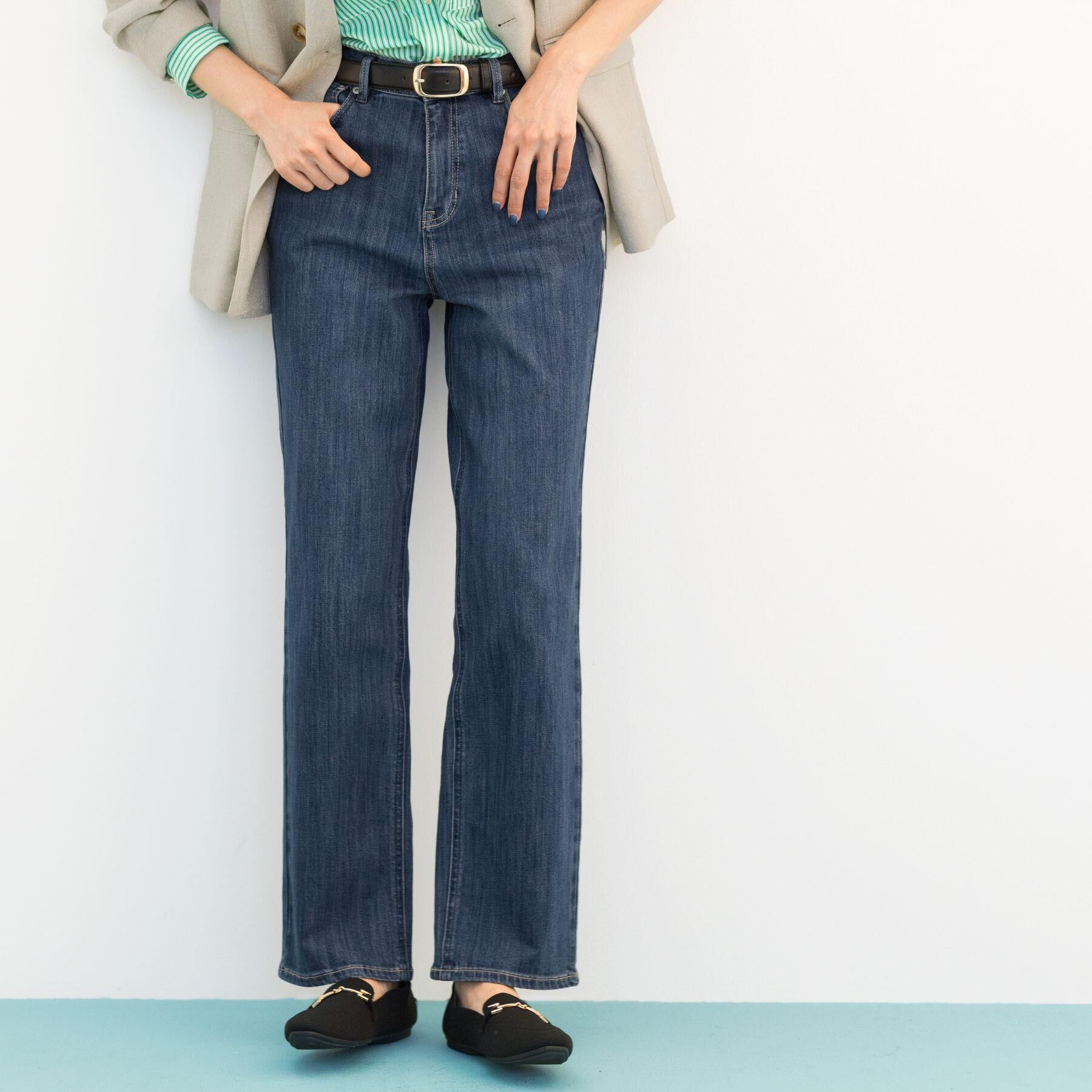 grove「【貴島明日香さん着用・選べる着丈】大人のためのストレートデニムパンツ」|デニム|