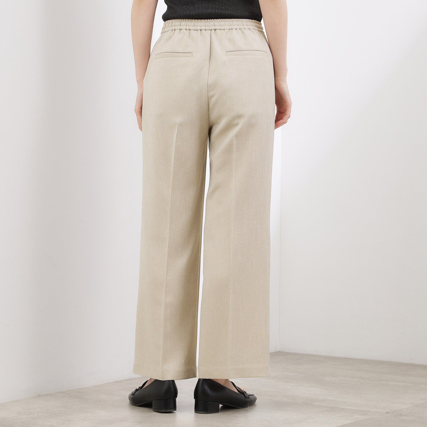 grove「【貴島明日香さん着用・カセット服】リネンライクソフトフレアパンツ」|その他|