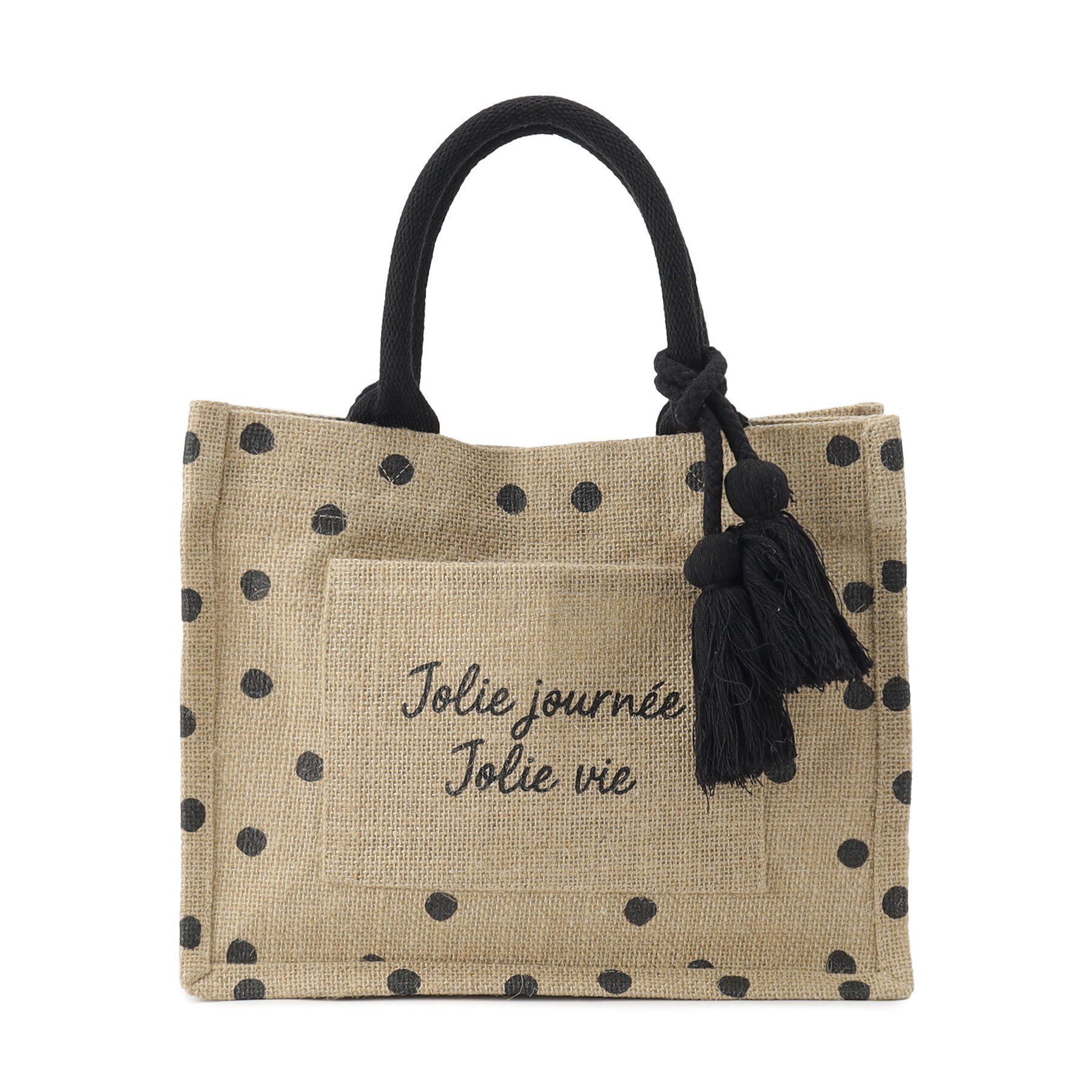 grove「アソートジュートタッセルトート」|トートバッグ|