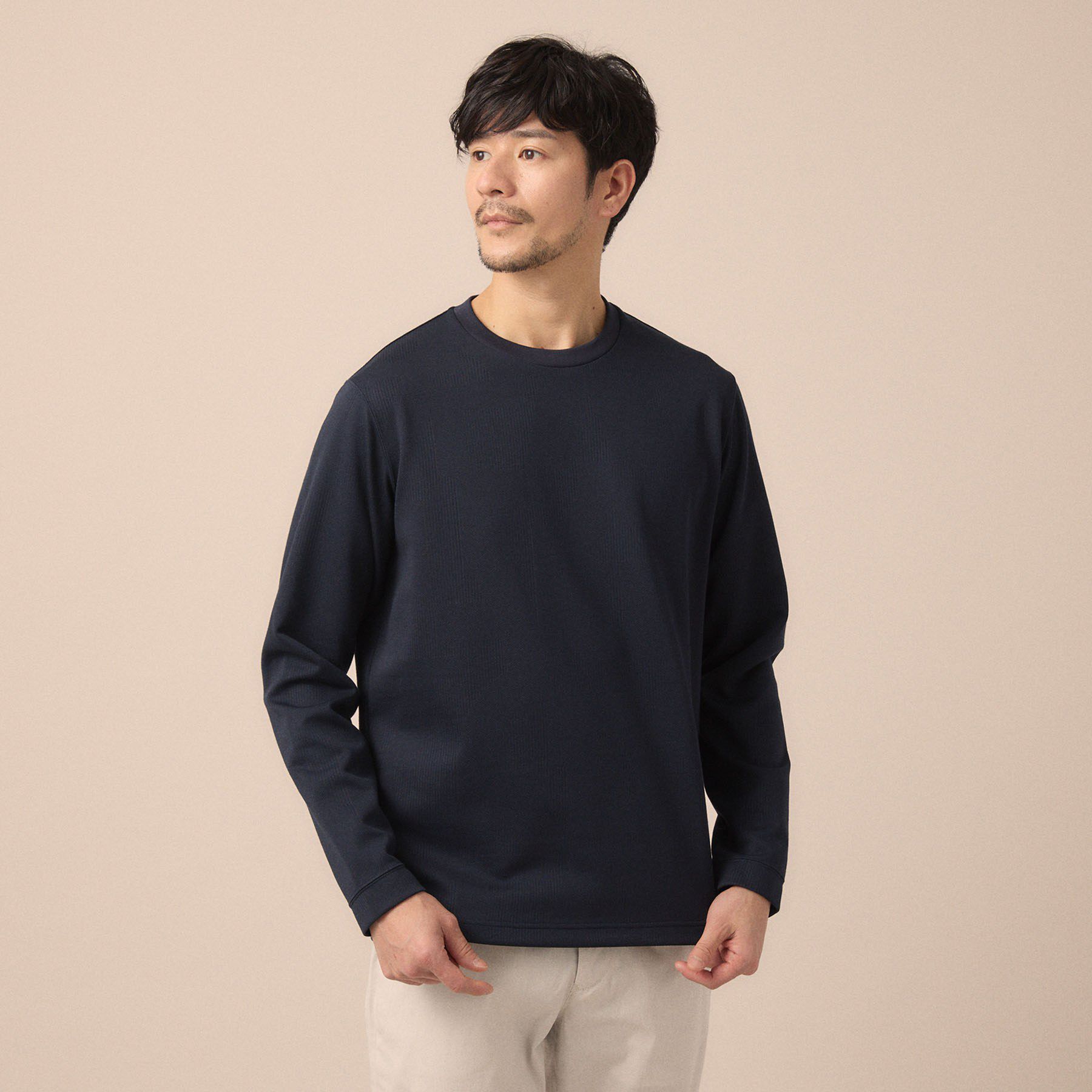 TAKEO KIKUCHI「【尾州ファブリック】ジャカードカットソー」|Tシャツ・カットソー|