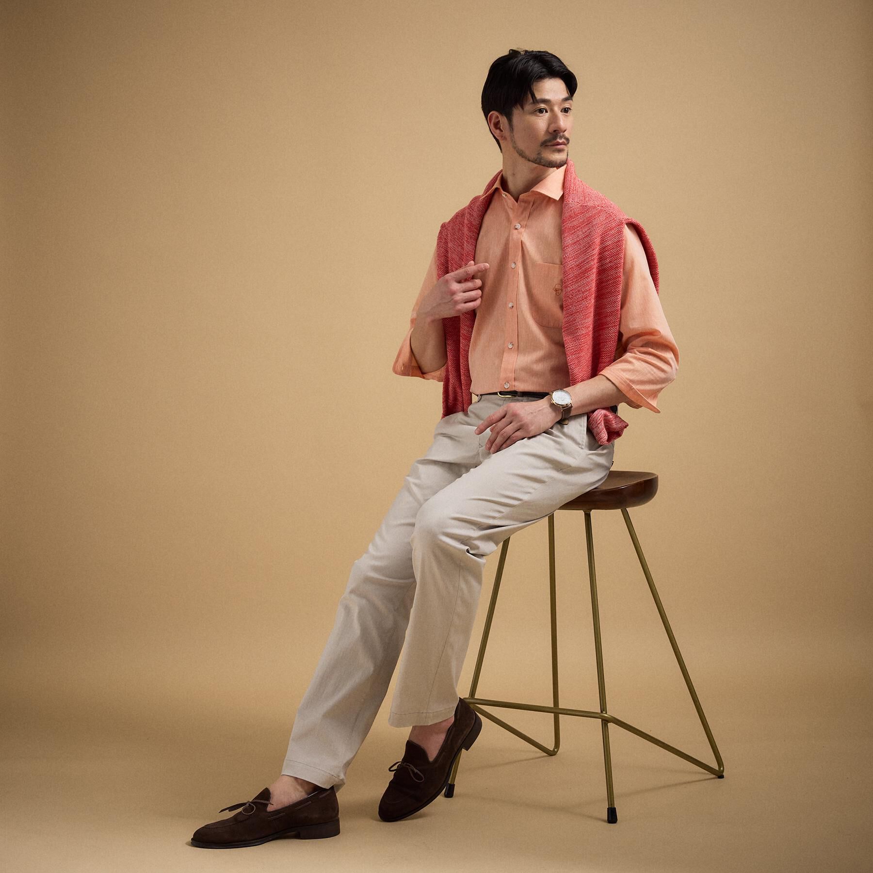 TAKEO KIKUCHI「【ON／OFF兼用】サイドゴアウエスト オールシーズン ストレートパンツ」|その他|