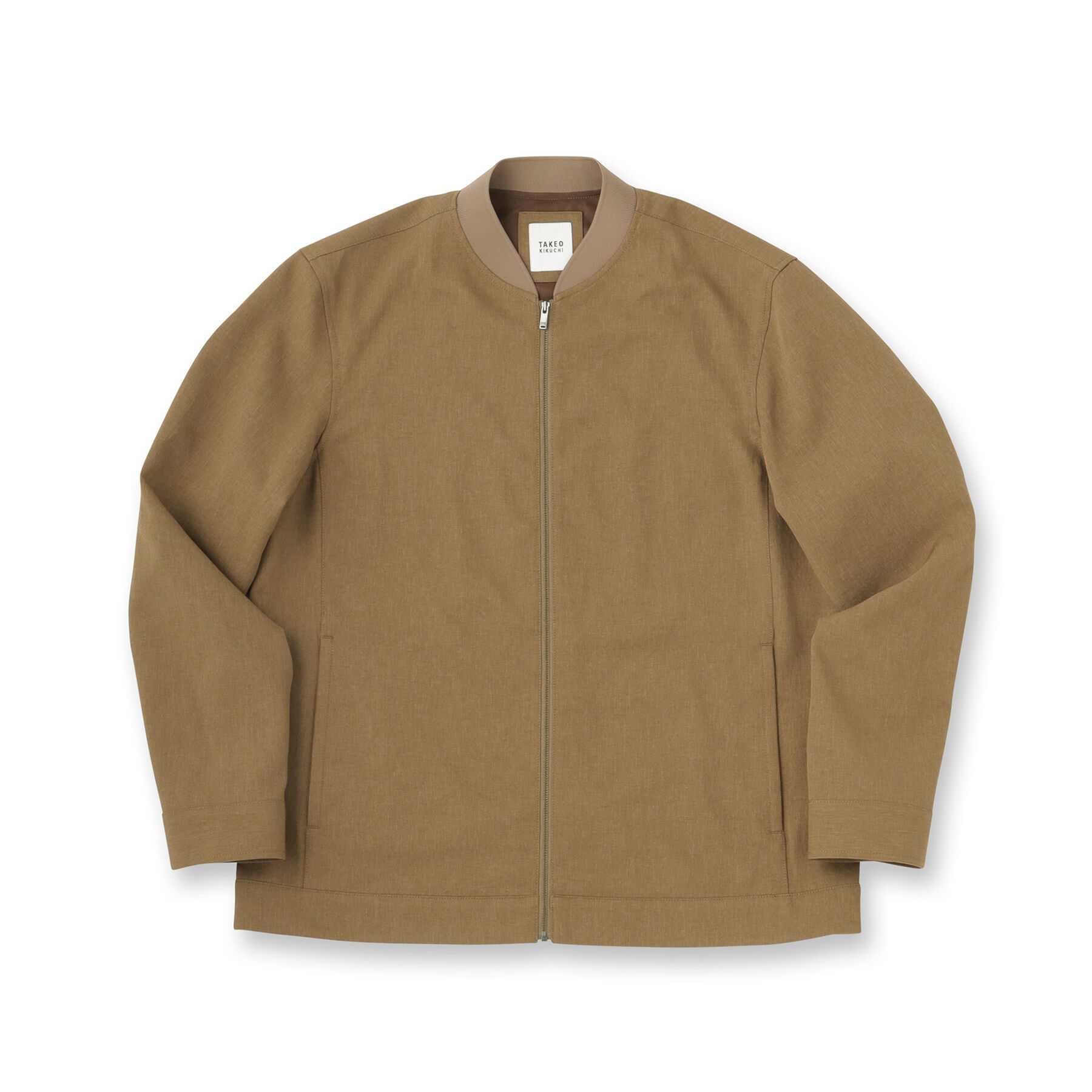 TAKEO KIKUCHI「リネンライクカルゼ リブブルゾン」|ブルゾン・スタジャン|