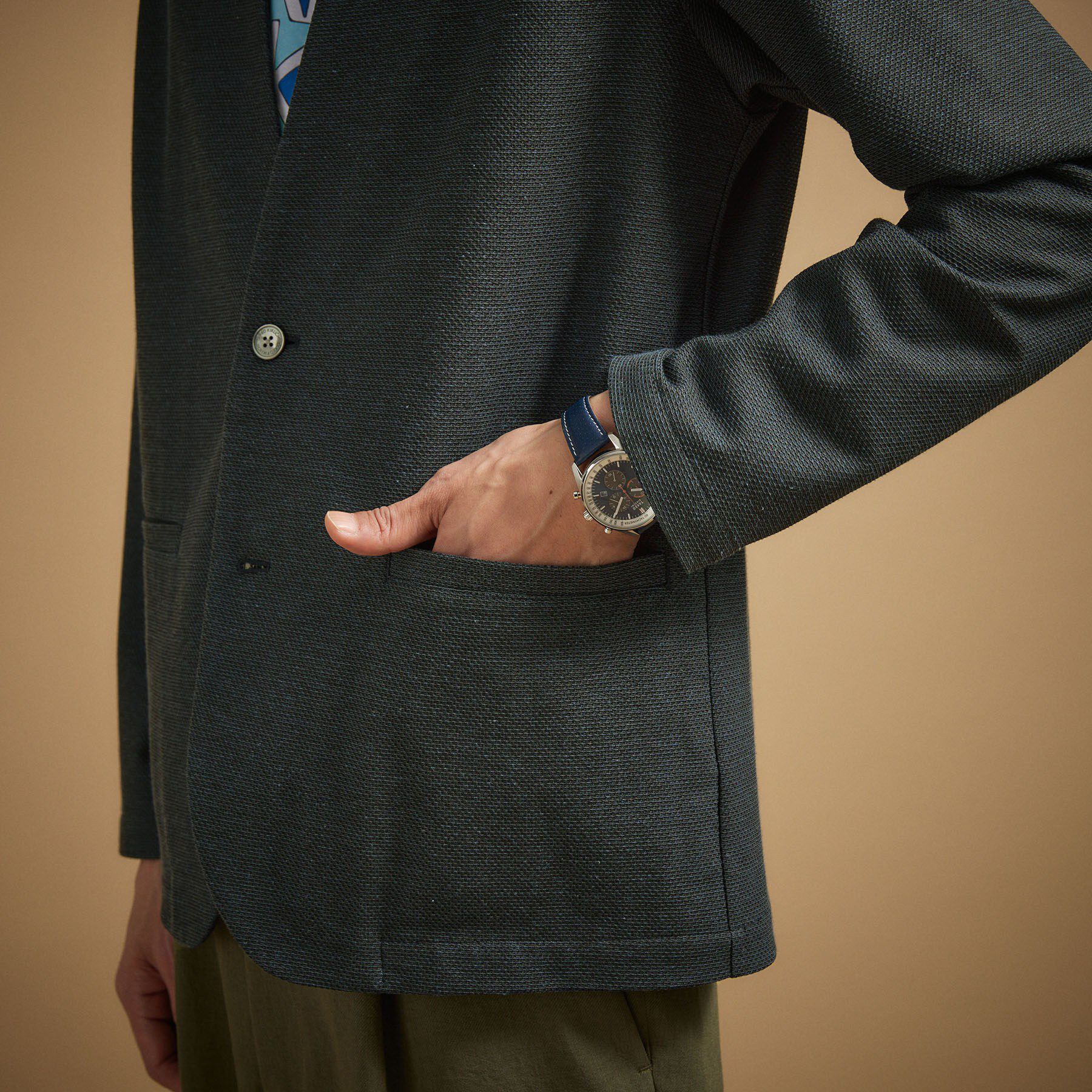 TAKEO KIKUCHI「【抗菌防臭】バーズアイメッシュノーカラージャケット」|カーディガン|