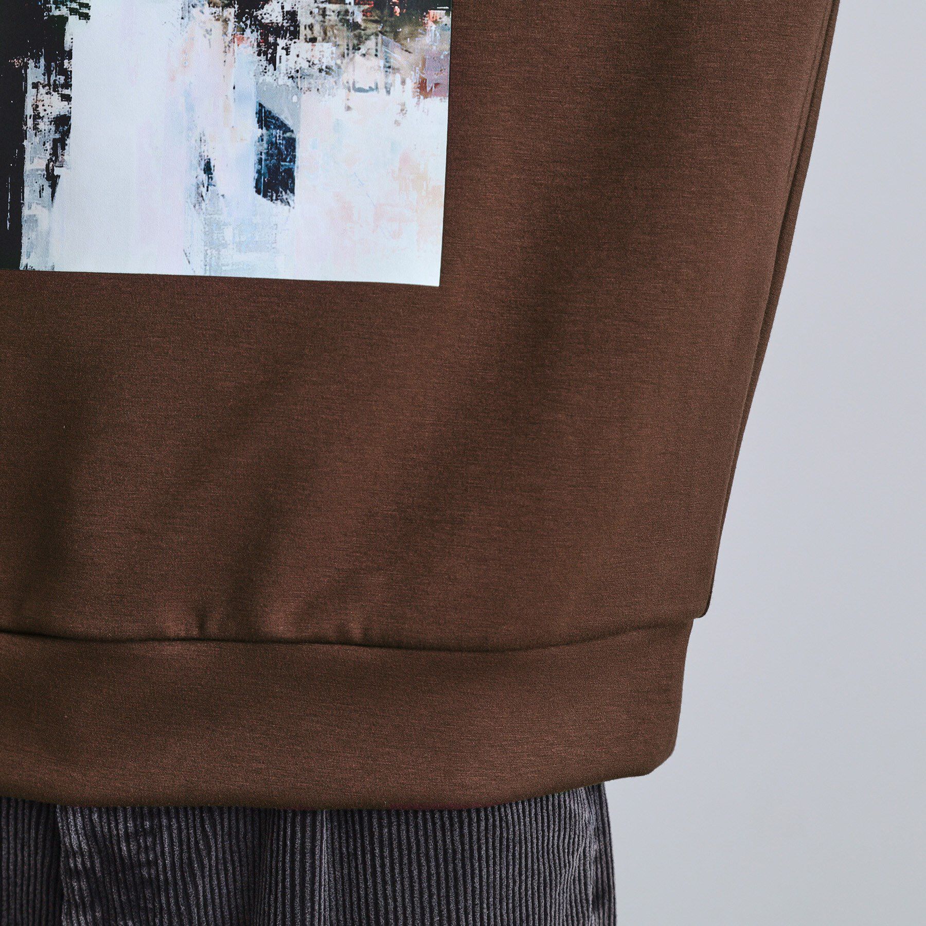 tk.TAKEO KIKUCHI「アーバングラフィックブラシ刺繍長袖Tシャツ」|Tシャツ・カットソー|