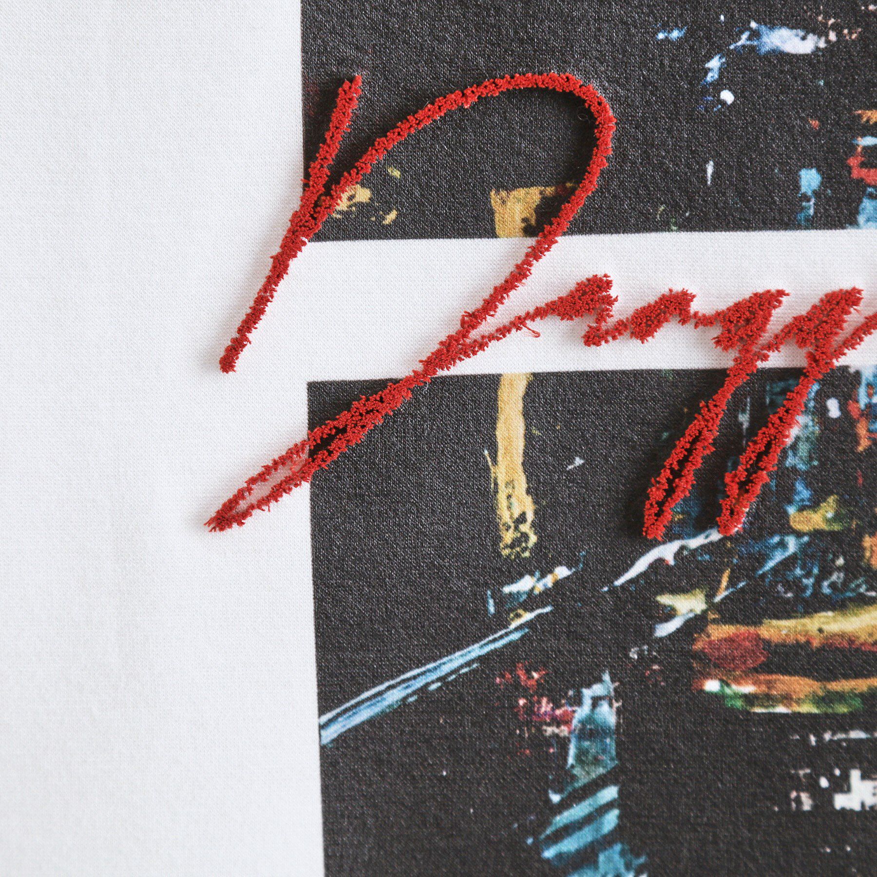 tk.TAKEO KIKUCHI「アーバングラフィックブラシ刺繍長袖Tシャツ」|Tシャツ・カットソー|