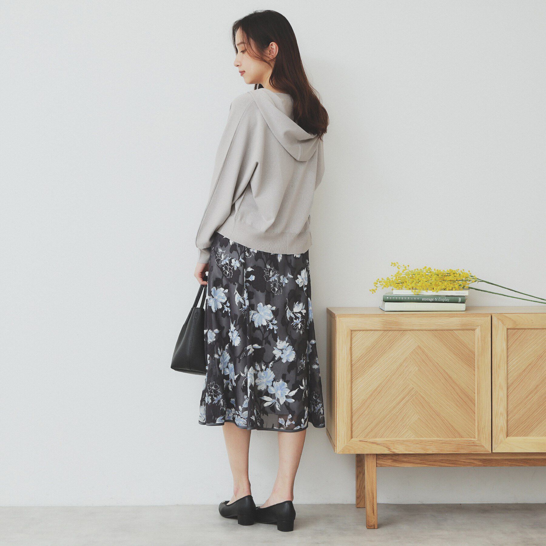 index「ドルマンジップラメパーカ【洗濯機洗い可】」|パーカー|