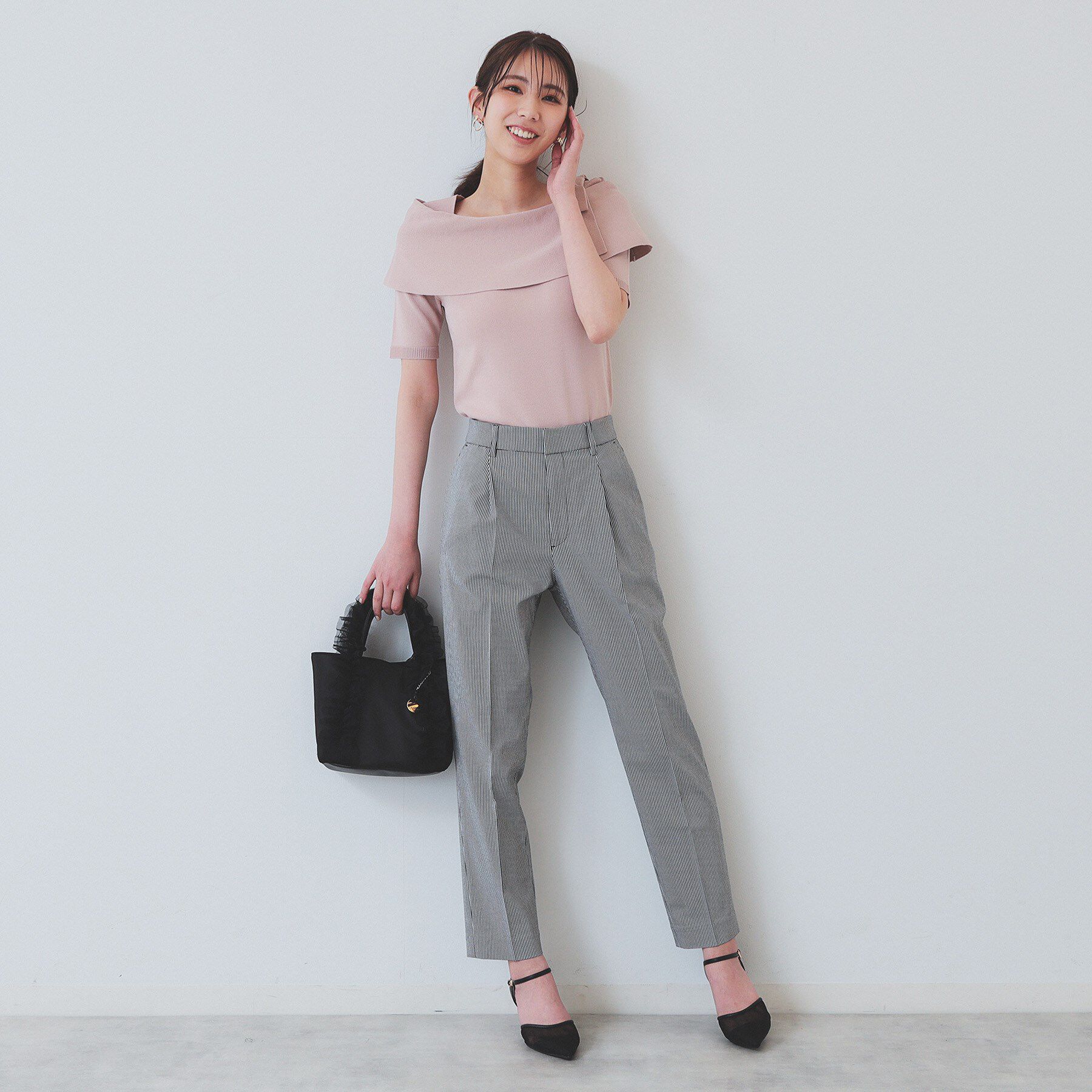 index「《6色展開/XS-LLサイズ》コンパクトストレッチテーパードパンツ【洗濯機洗い可/吸水速乾/透け防止」|その他|