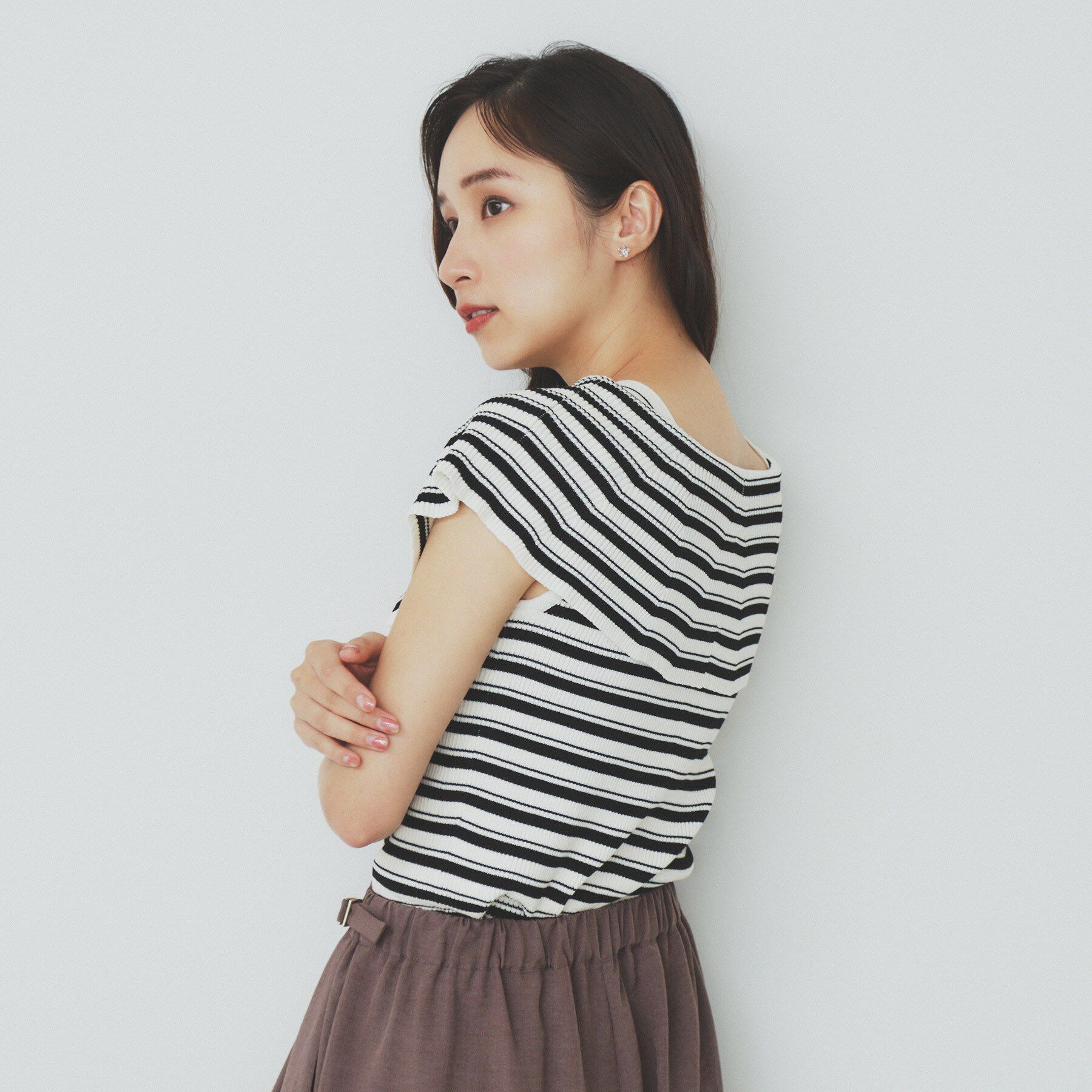 index「前後2wayオフショルビッグカラーニット【洗濯機洗い可/抗ピル】」|ニット・セーター|