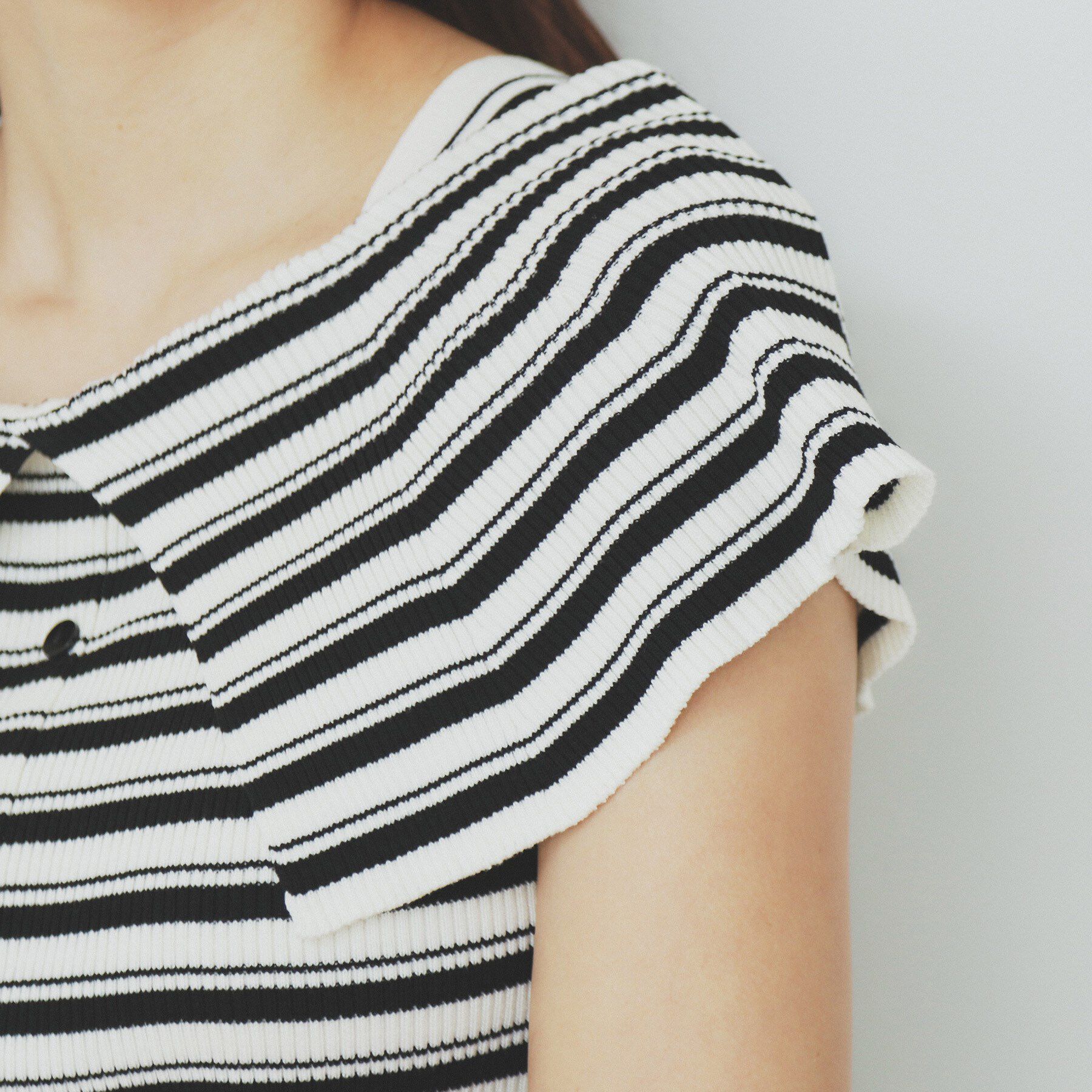 index「前後2wayオフショルビッグカラーニット【洗濯機洗い可/抗ピル】」|ニット・セーター|