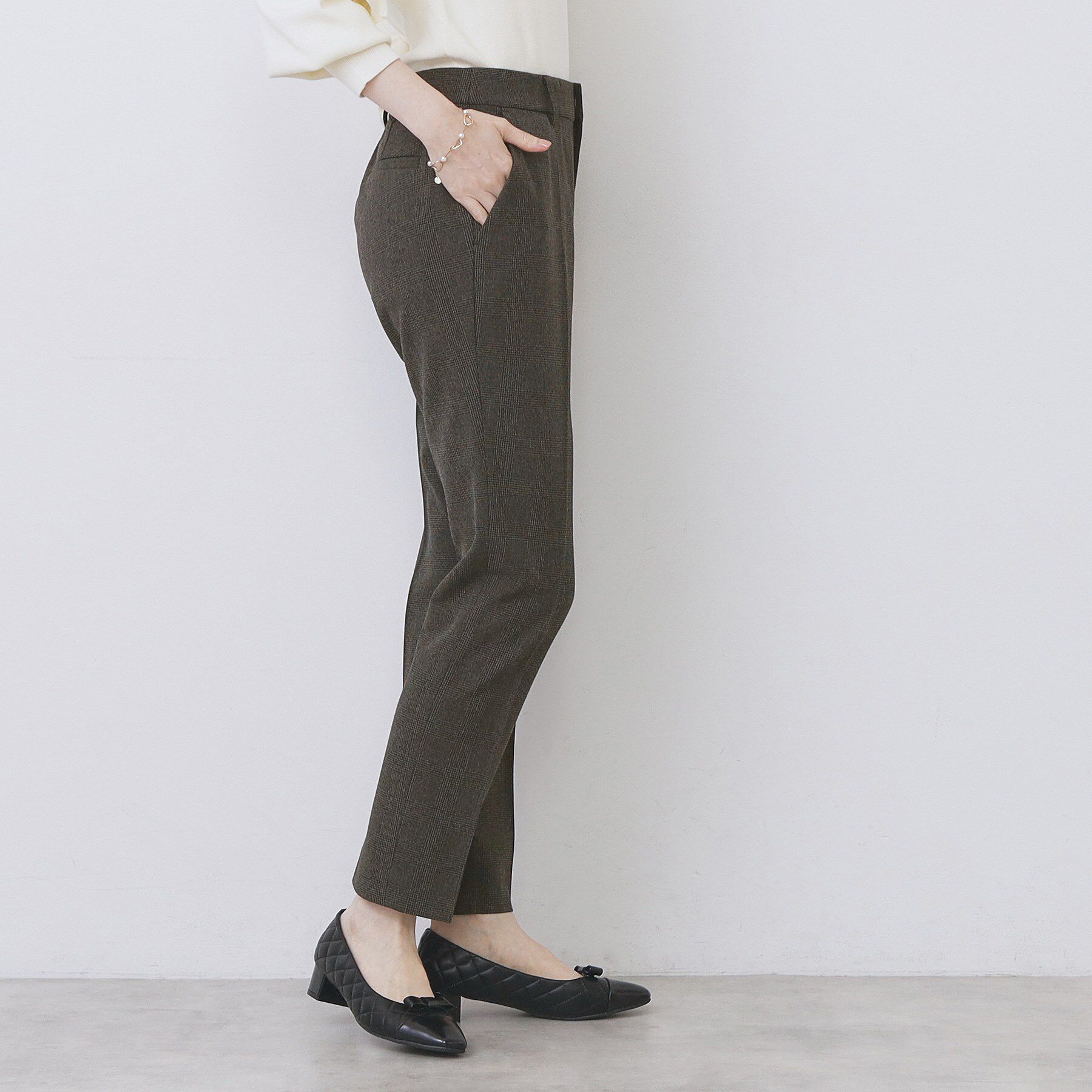 index「ウォームストレッチテーパードパンツ【洗濯機OK/防シワ/吸湿発熱】《XS～3L》」|その他|