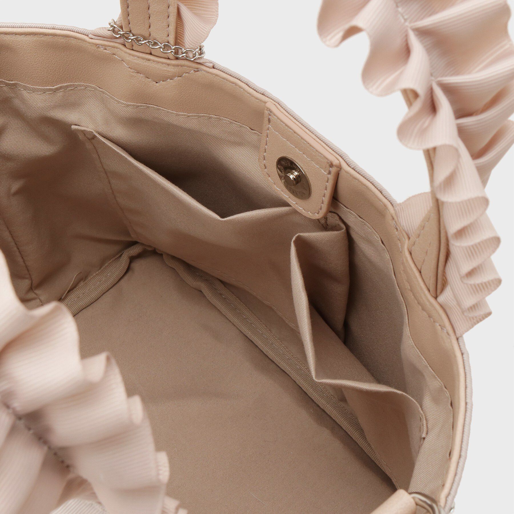 index「持ち手フリルビジューミドルトートバッグ【2WAY】」|トートバッグ|