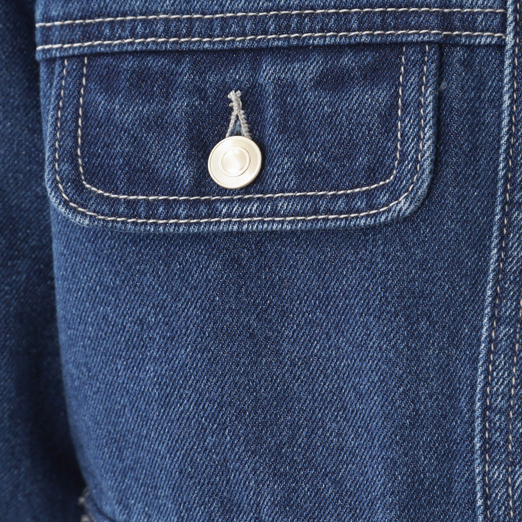 index「ミニマルノーカラーデニムジャケット【洗濯機OK】」|デニムジャケット|