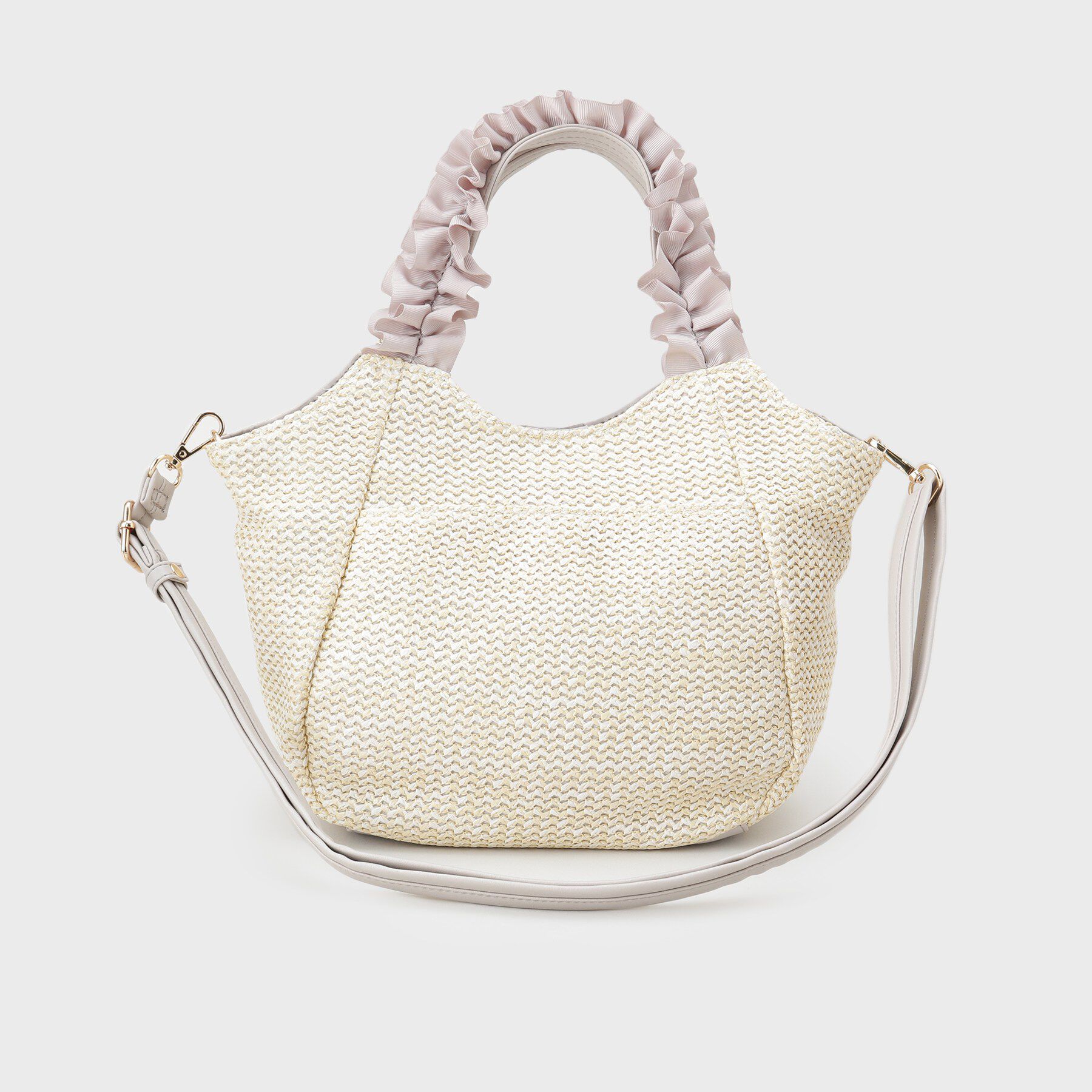 index「2WAYフリルハンドルPPミドルトート」|トートバッグ|