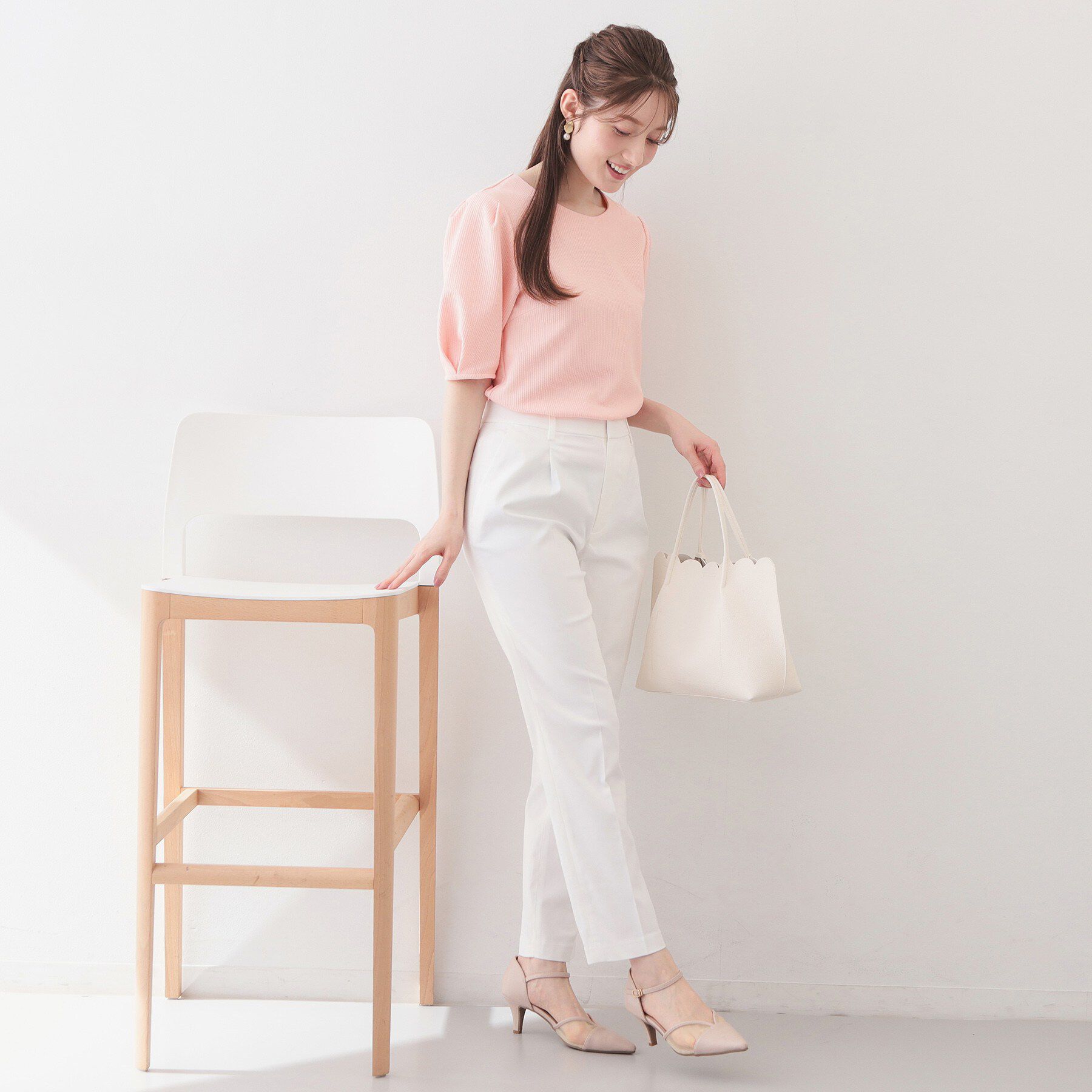 index「タックパフトップス【洗濯機OK/UVケア/接触冷感】」|Tシャツ・カットソー|