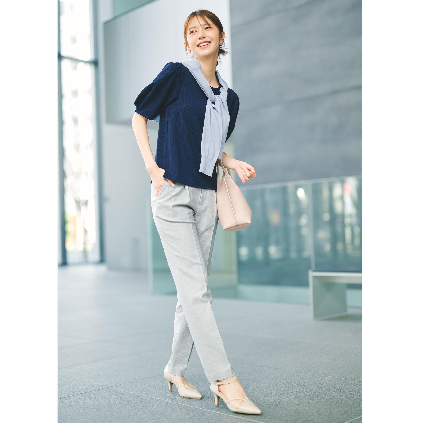 index「タックパフトップス【洗濯機OK/UVケア/接触冷感】」|Tシャツ・カットソー|