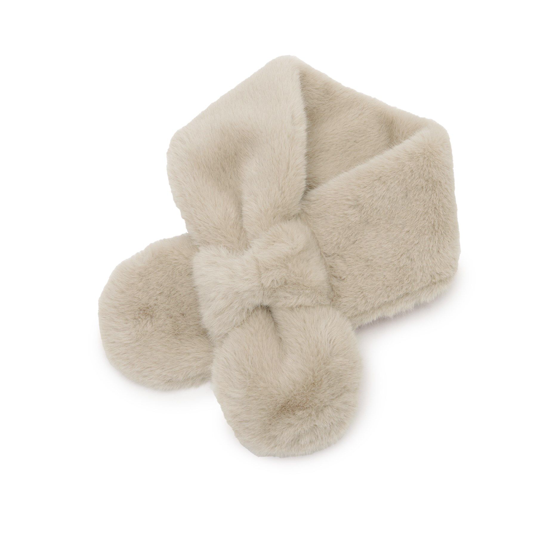 Couture broach「エコファーリボンループティペット」|ストール|