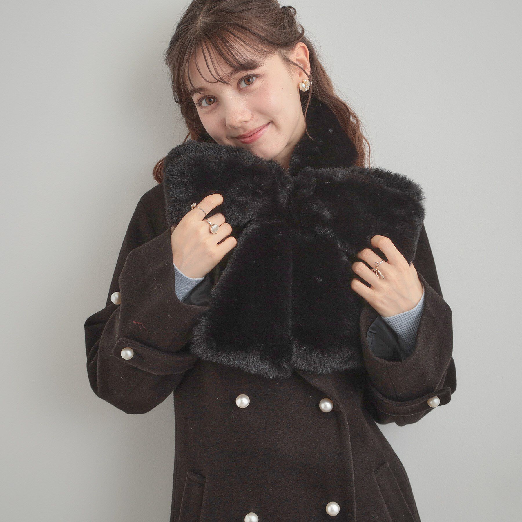 Couture broach「リボンティペット」|ストール|