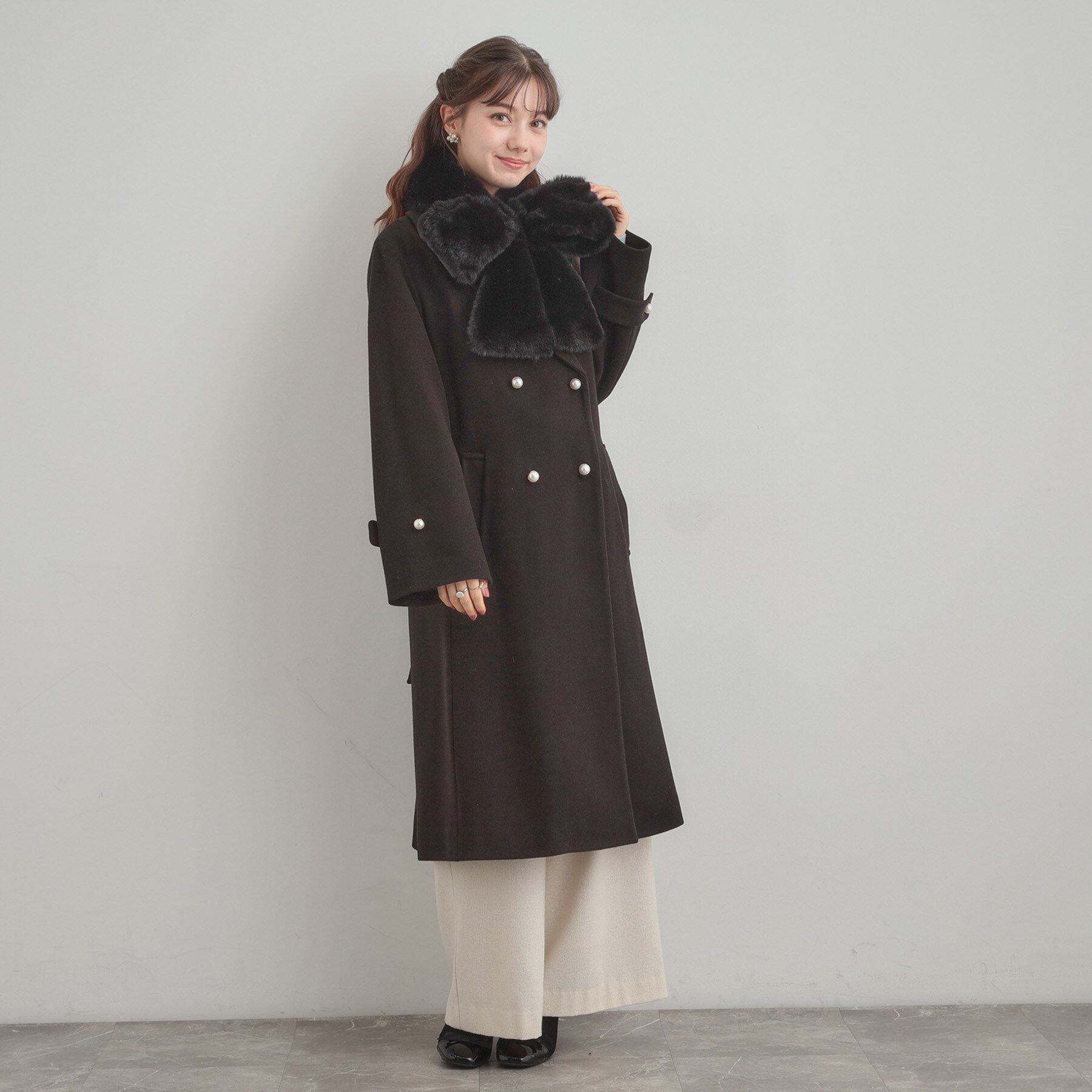 Couture broach「リボンティペット」|ストール|