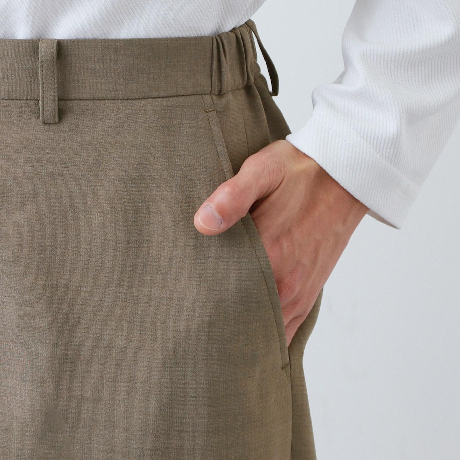 THE SHOP TK「AVANT LINO ワイドスラックス セットアップ可／洗濯機OK」|その他|