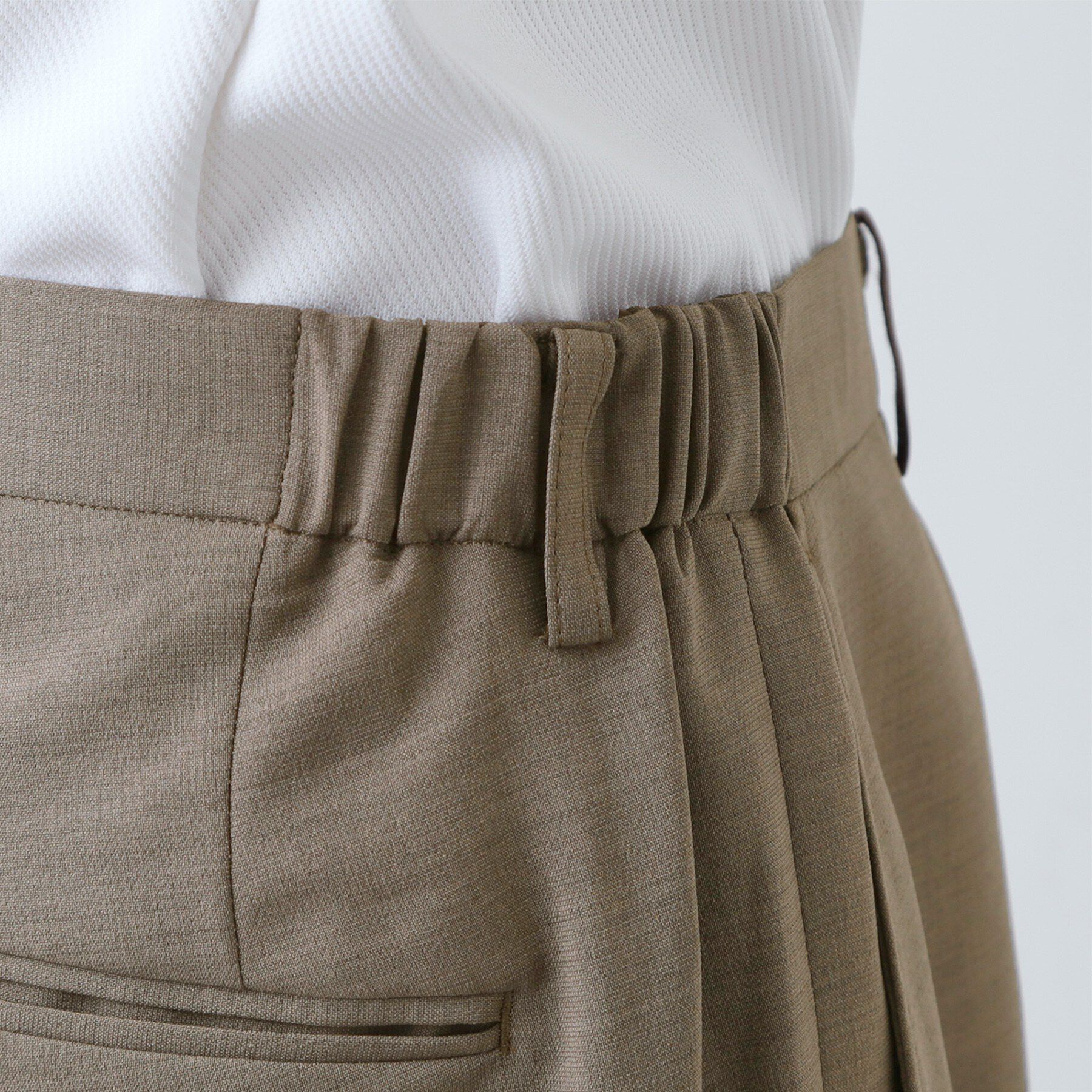 THE SHOP TK「AVANT LINO ワイドスラックス セットアップ可／洗濯機OK」|その他|