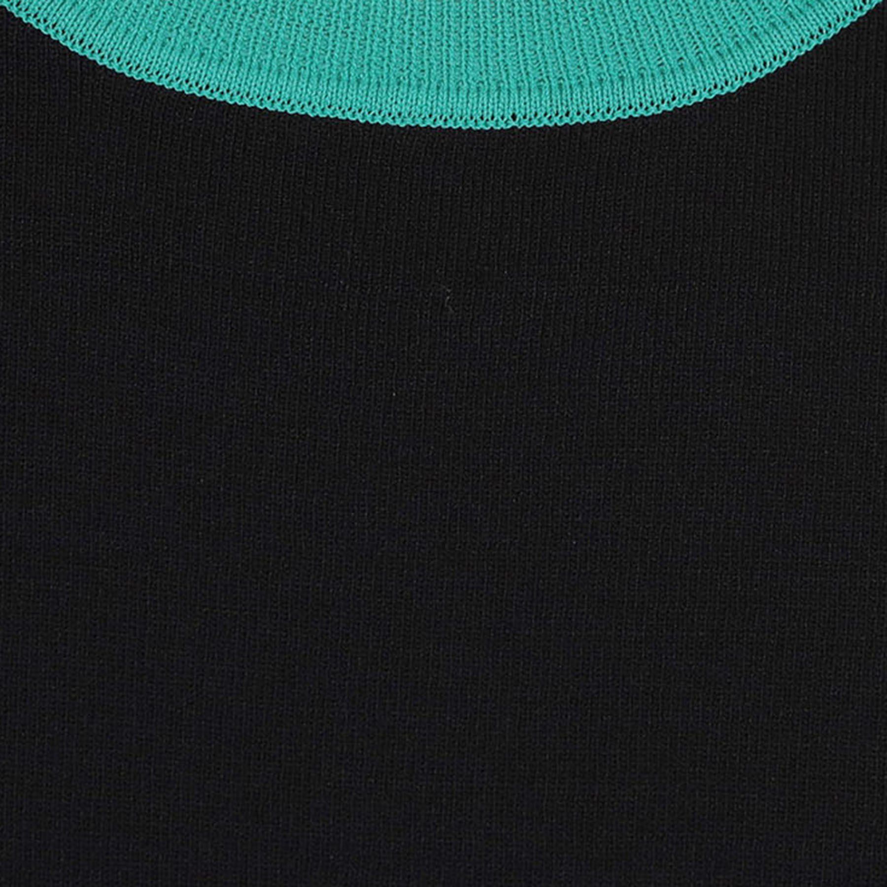 THE SHOP TK「【接触冷感/洗濯機OK/毛玉になりにくい/UV】さりげないラインで品よく映える 配色5分袖トップス」|ニット・セーター|