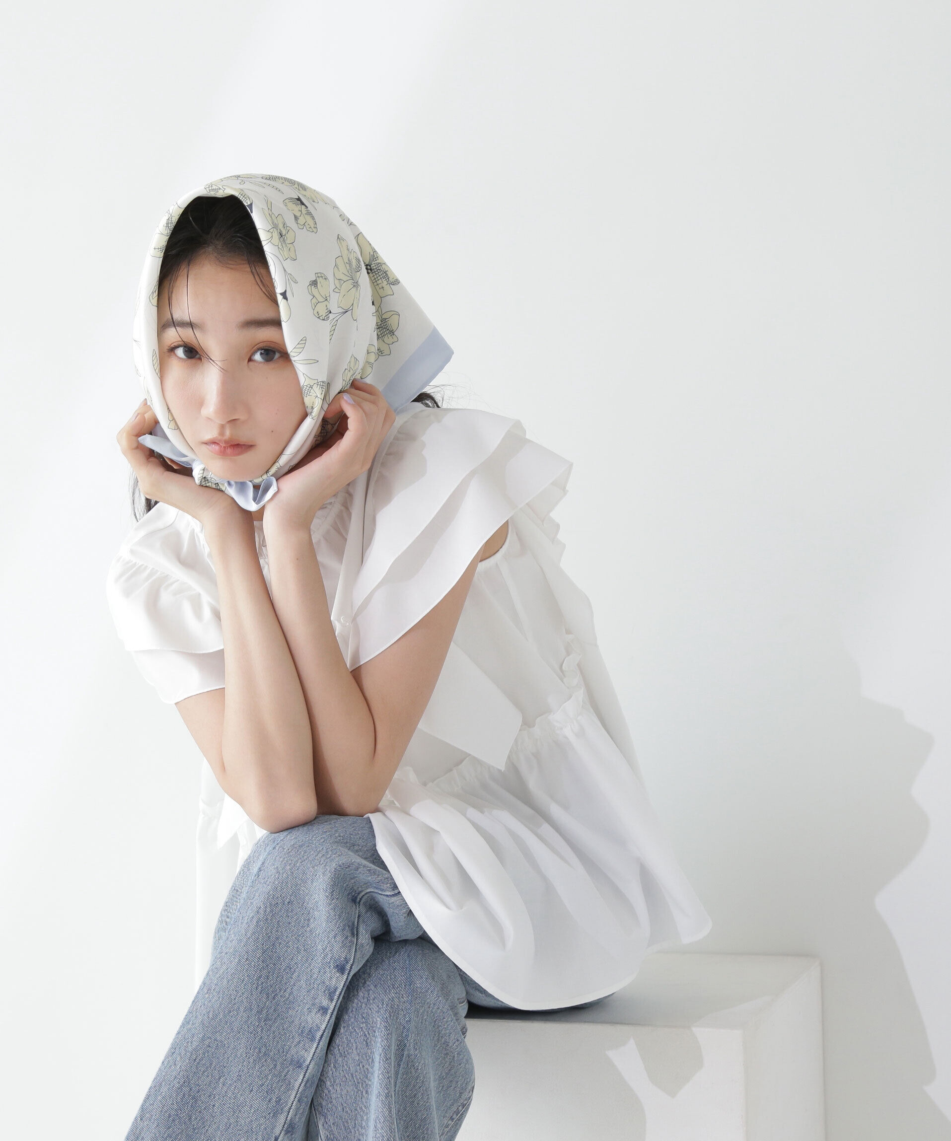  「コミックフラワースカーフ」|マフラー|