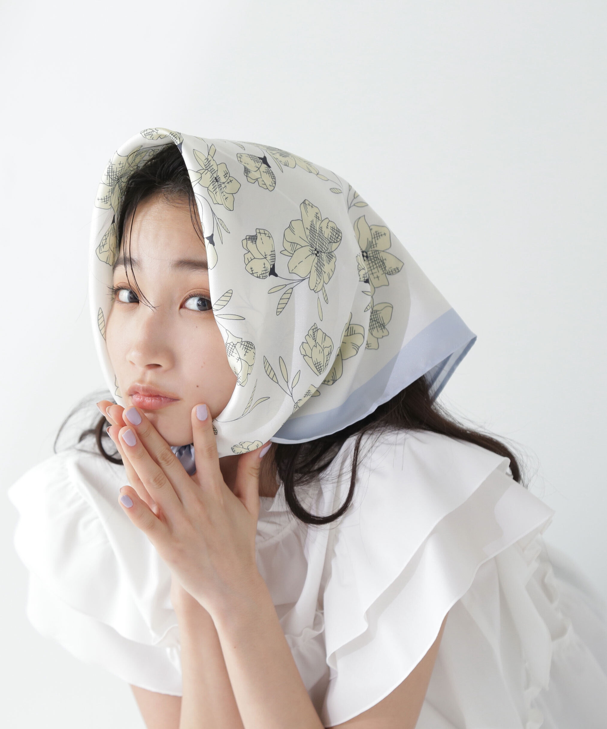  「コミックフラワースカーフ」|マフラー|