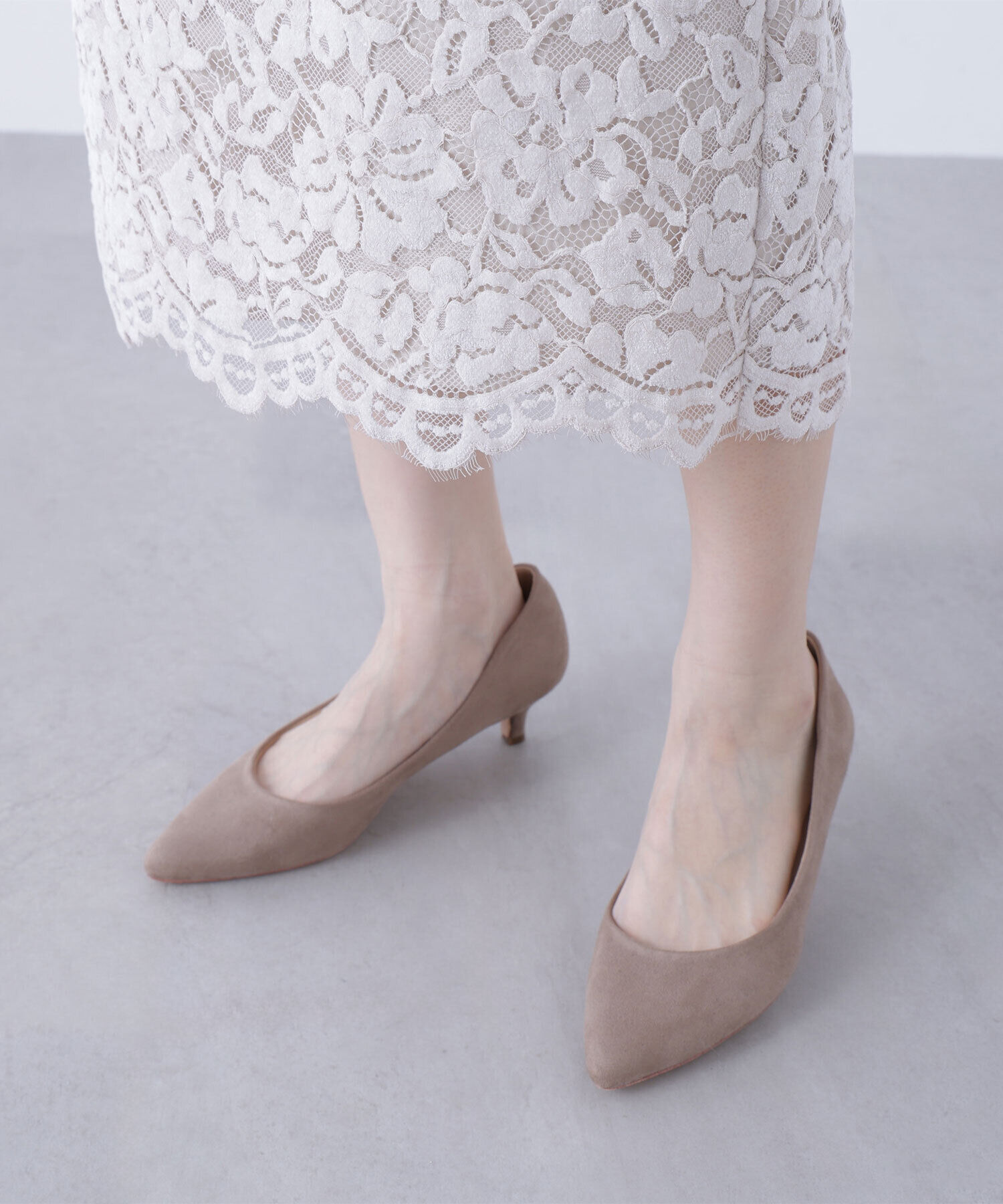  「モールレースナロースカート」|スカート|