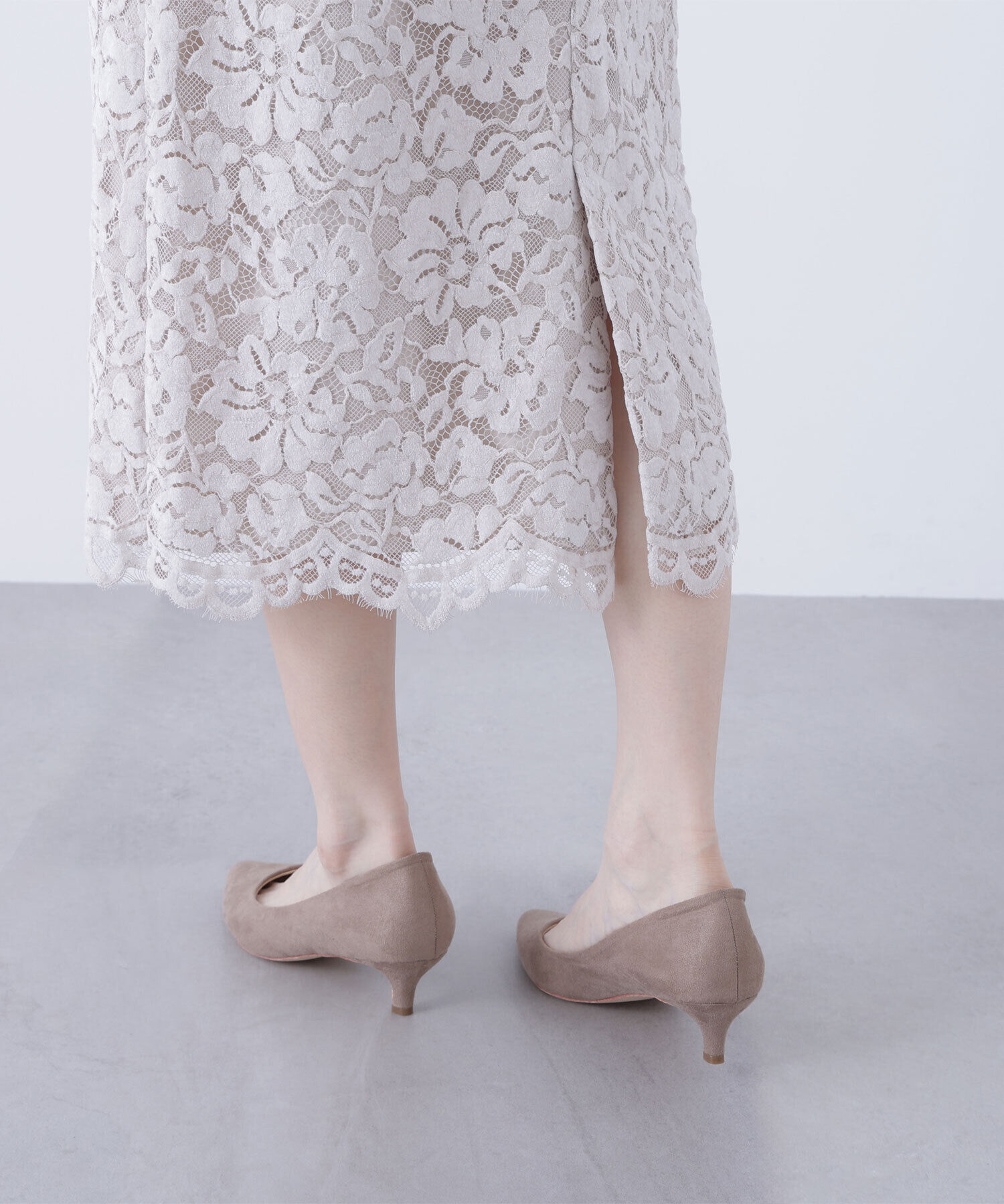  「モールレースナロースカート」|スカート|