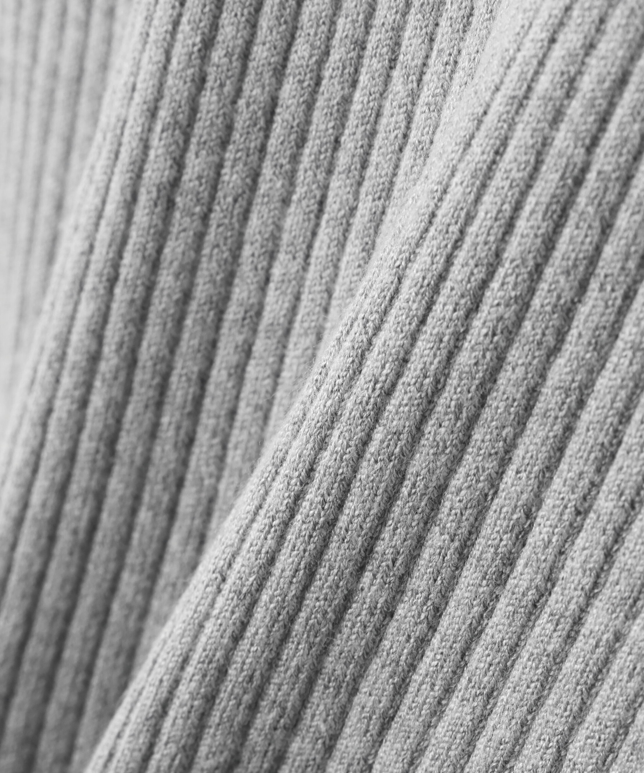  「ダブルカラーVネックリブニット」|ニット・セーター|