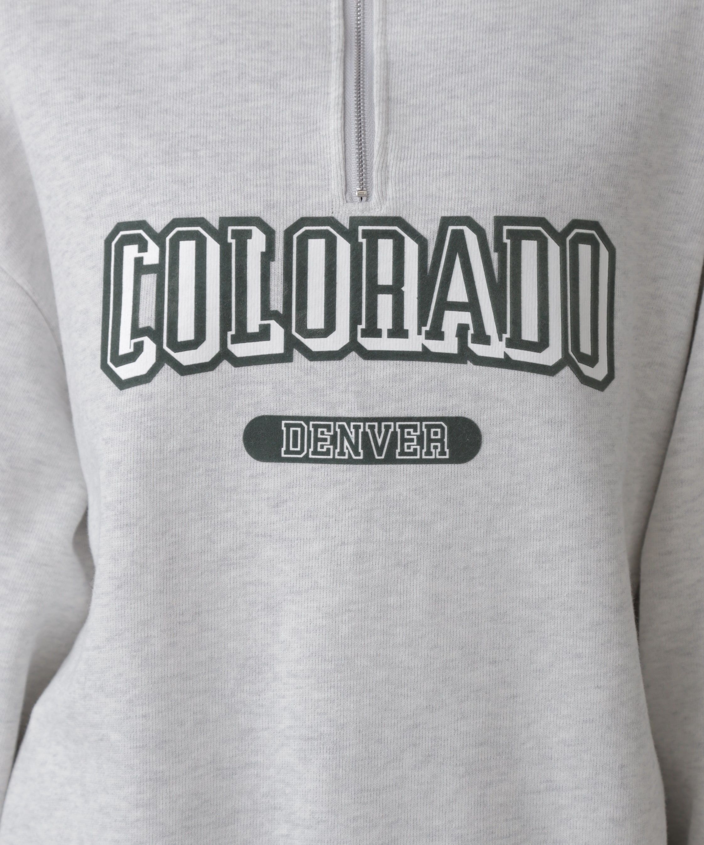  「カレッジロゴハーフジップスウェット」|Tシャツ・カットソー|