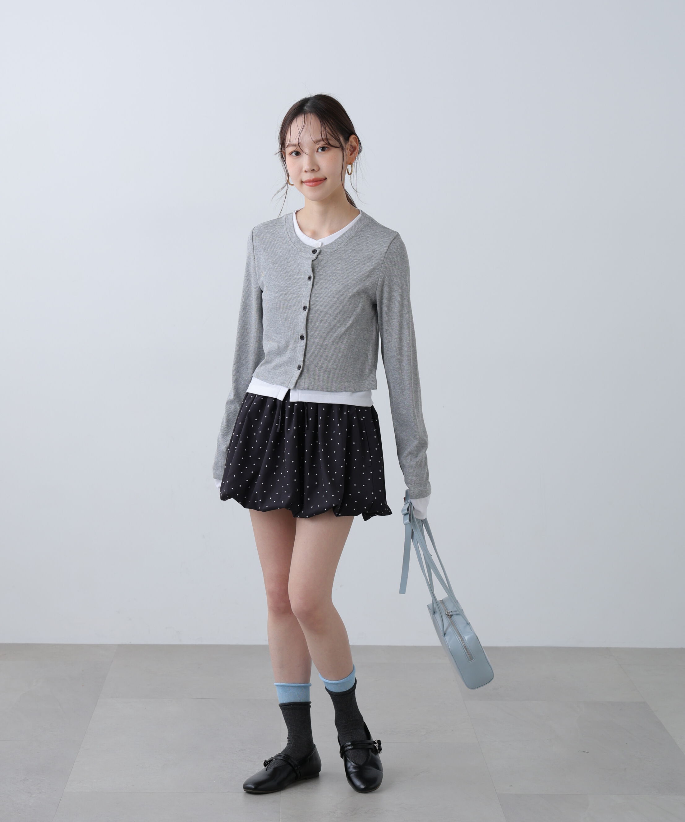  「レイヤード風カットソーカーディガン」|Tシャツ・カットソー|