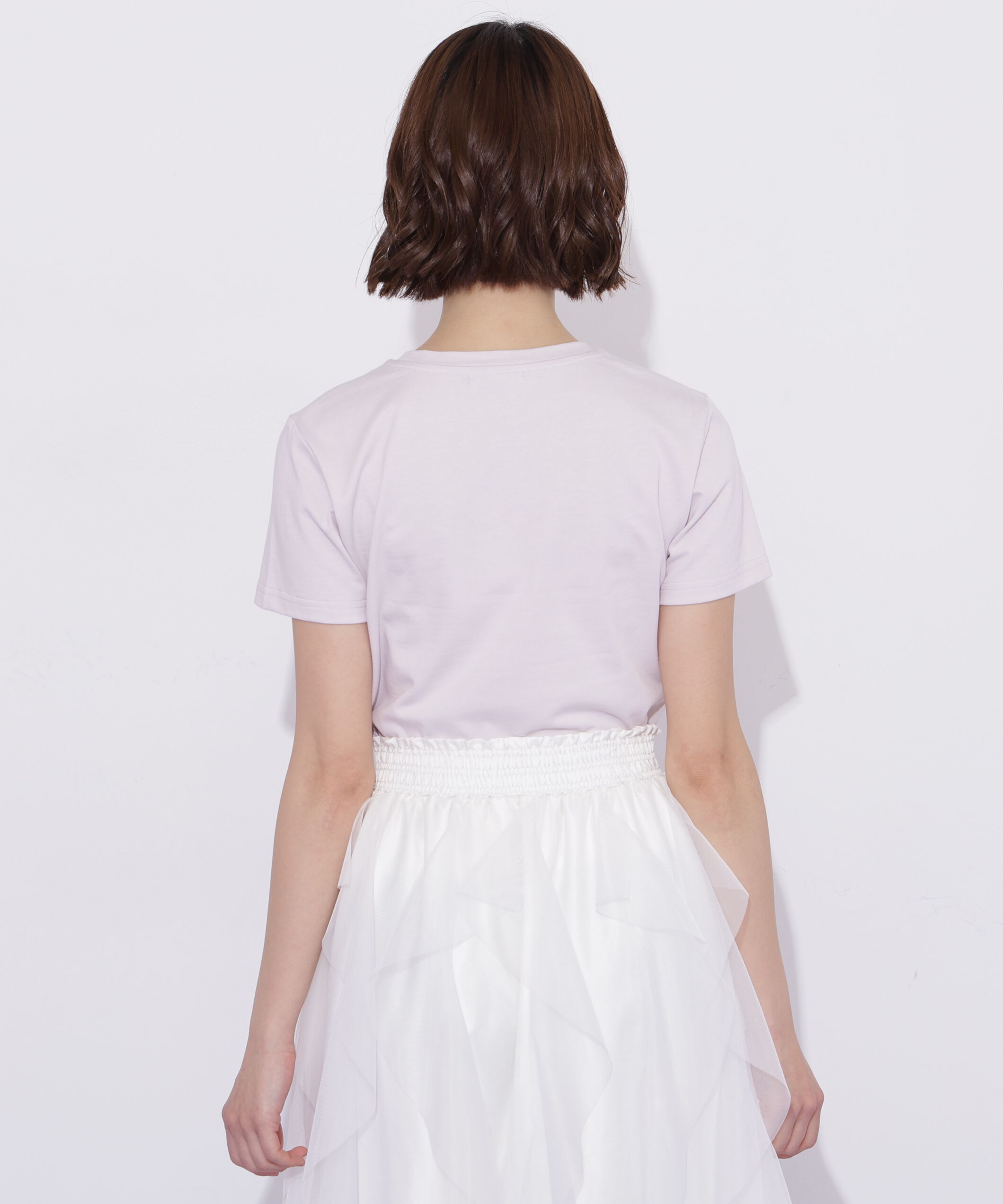  「クロスJモチーフ刺繍ロゴTシャツ」|Tシャツ・カットソー|