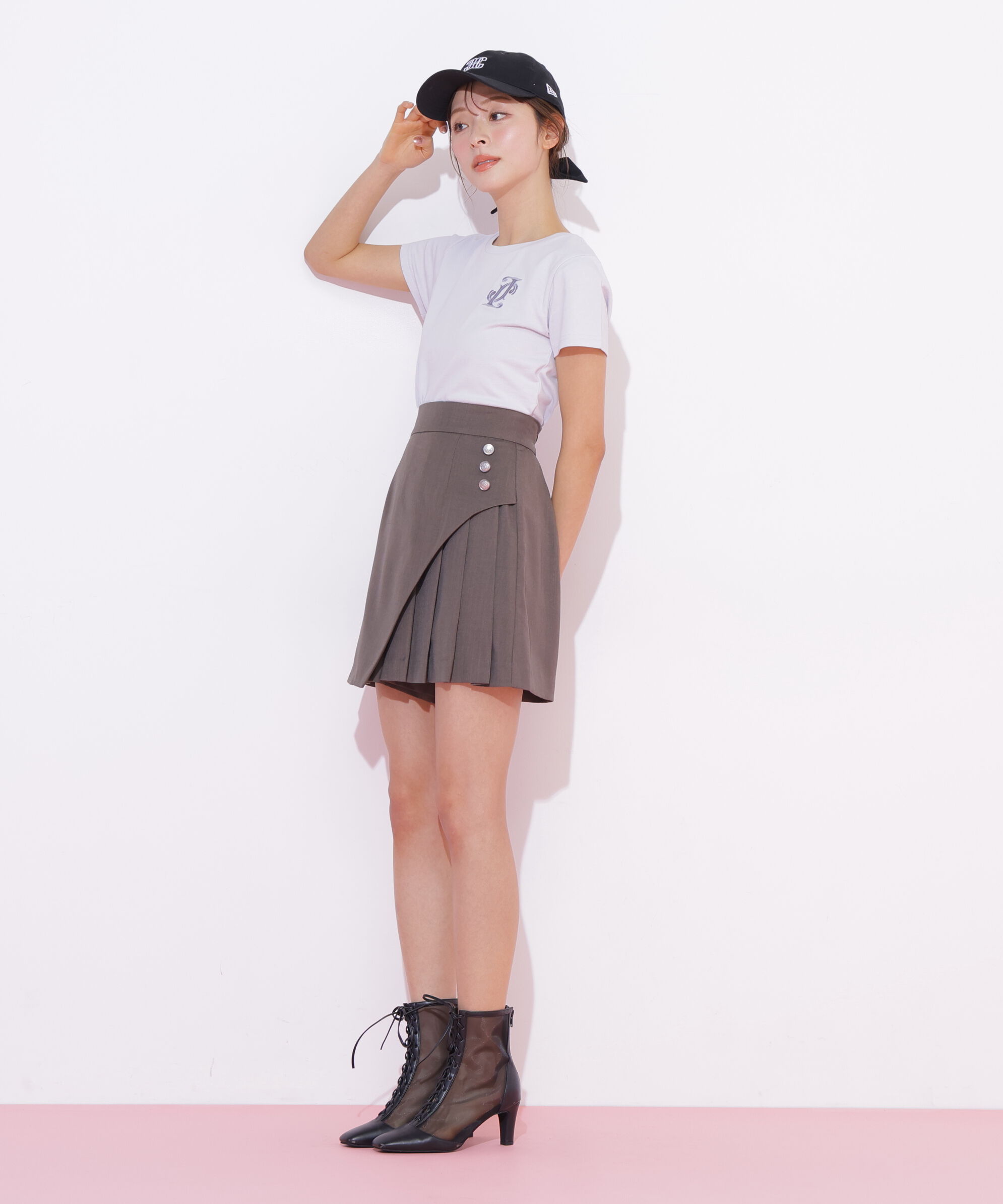  「クロスJモチーフ刺繍ロゴTシャツ」|Tシャツ・カットソー|