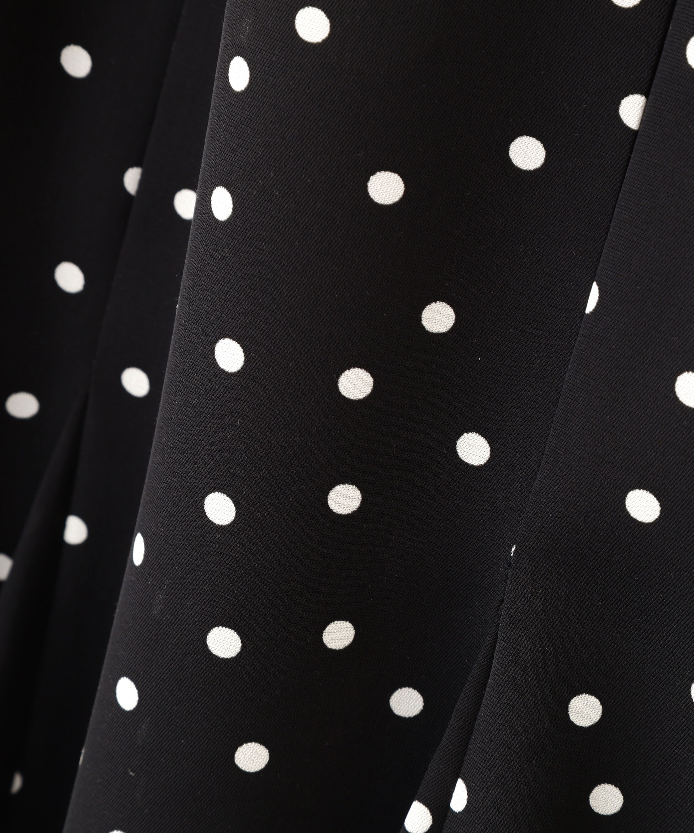  「ドットプリントリボンワンピース」|ワンピース|