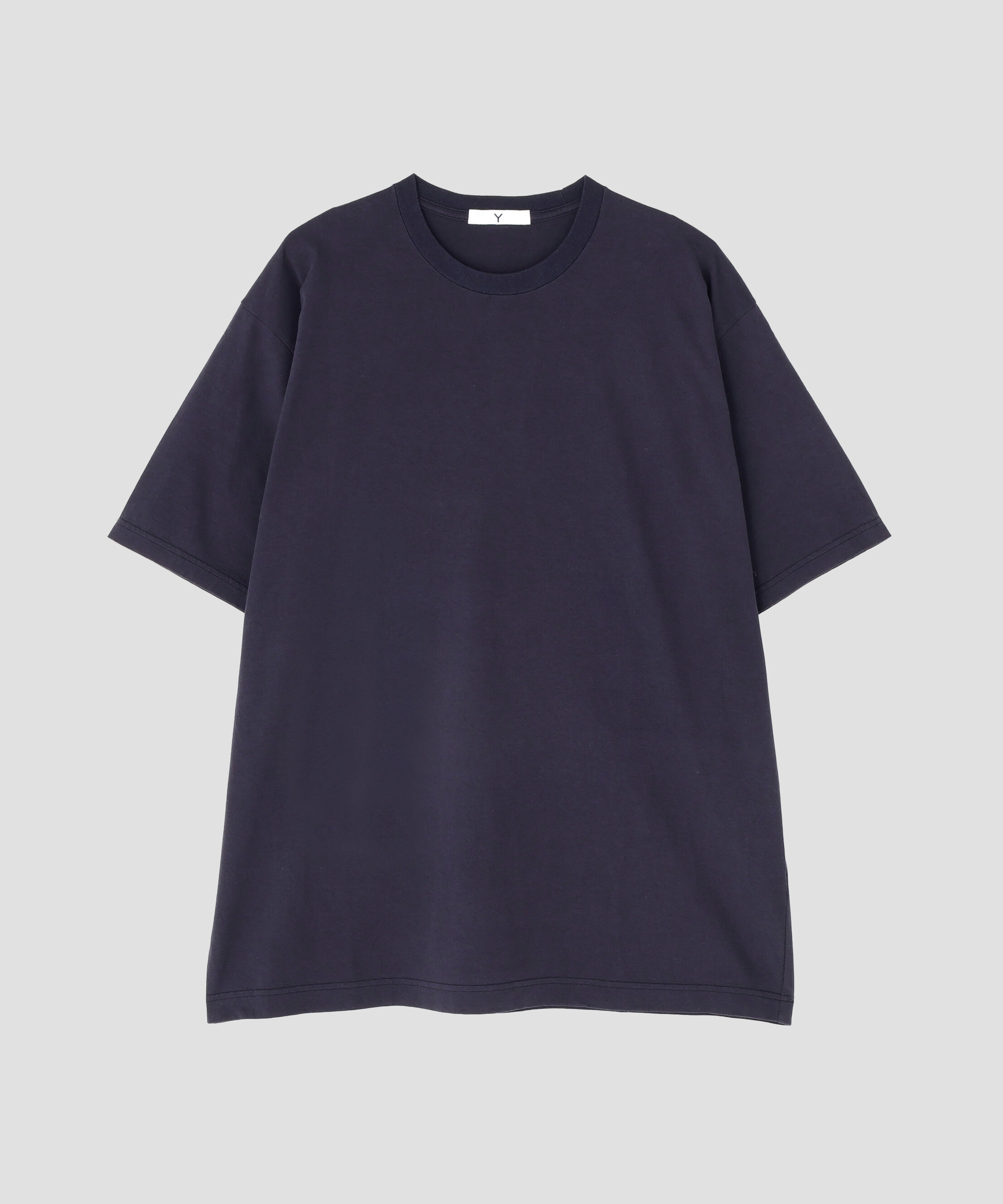 YLEVE 「Ｙ / ORGANIC COTTON JERSEY SHORT SLEEVE T‐SHIRT」|Tシャツ・カットソー|ネイビー