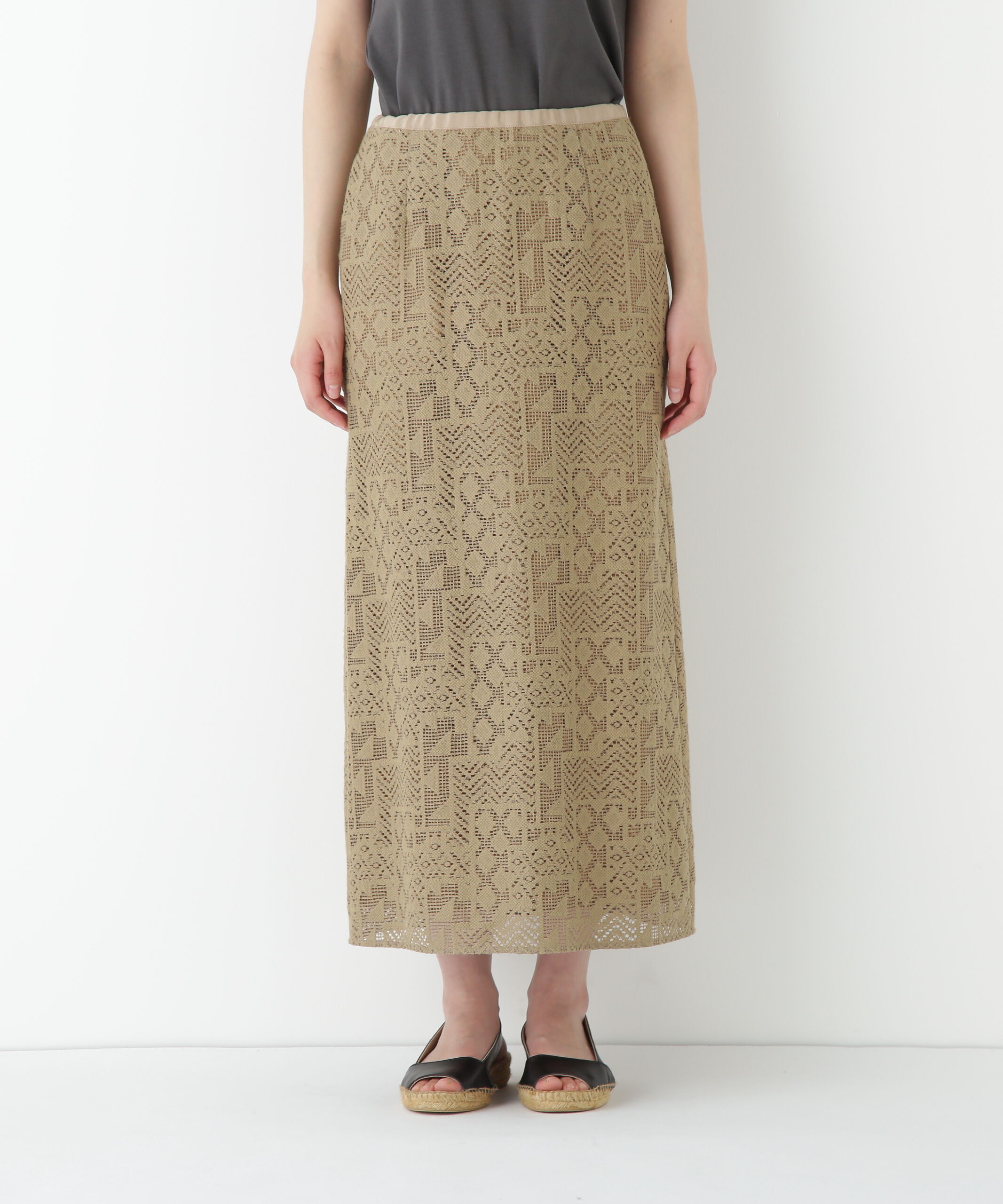  「◆ジオメトリックレーススカート」|スカート|