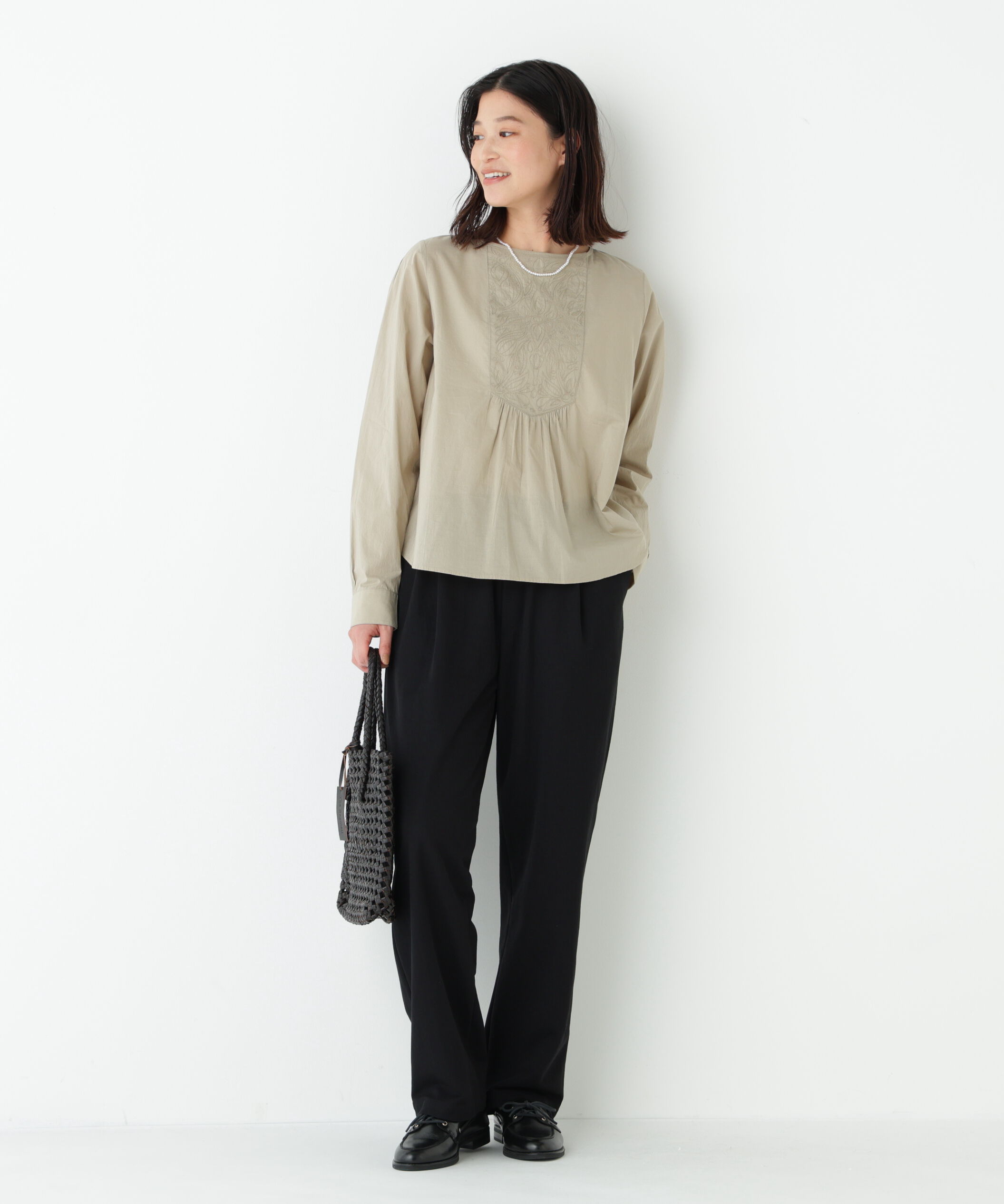  「◆≪ウォッシャブル≫ウエストタックギャザーパンツ」|その他|