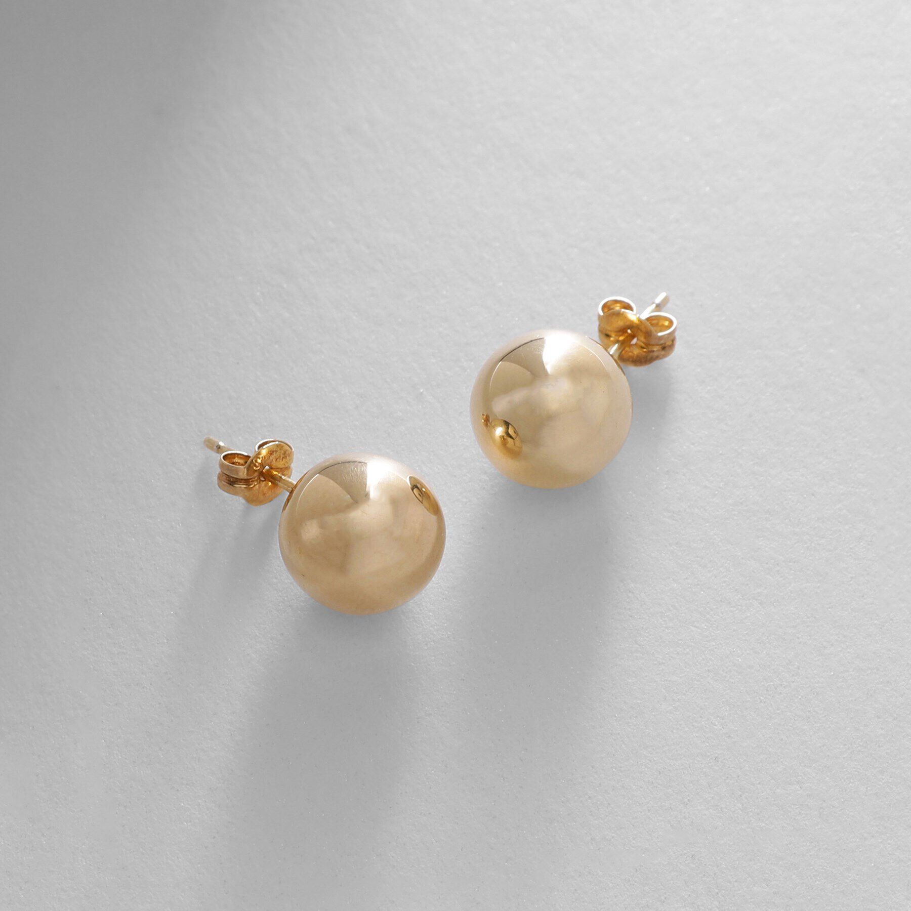 COCOSHNIK ONKITSCH「シルバー ホロウボール スタッドピアスS GP」|ピアス|