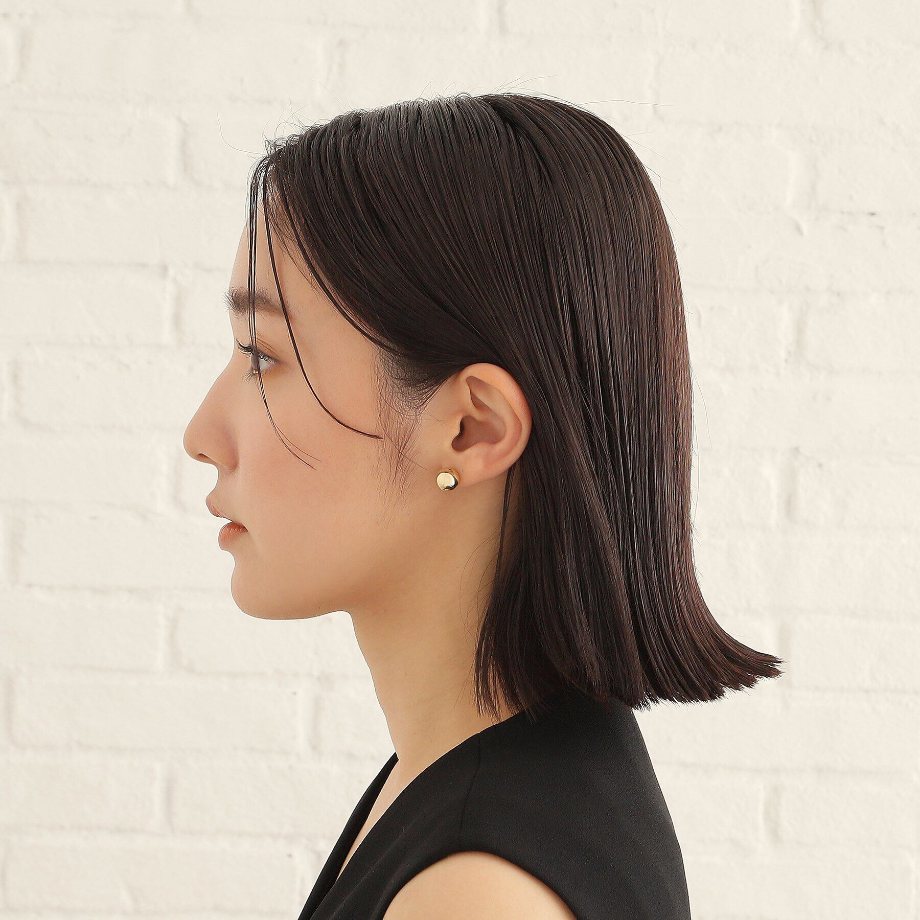 COCOSHNIK ONKITSCH「シルバー ホロウボール スタッドピアスS GP」|ピアス|