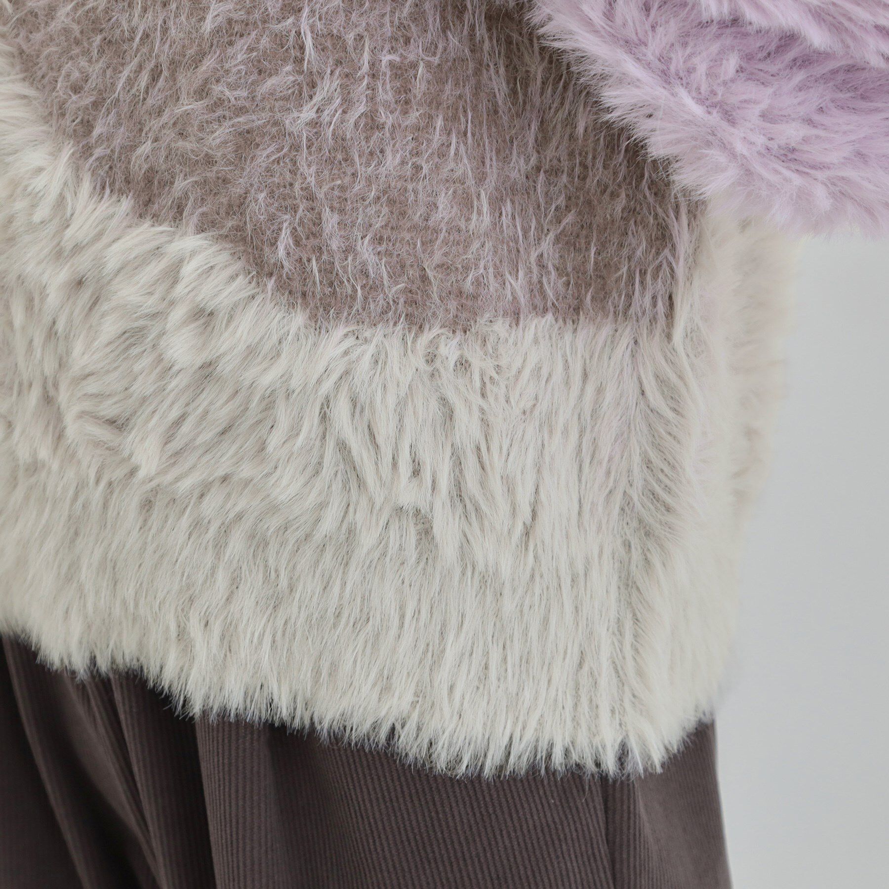 SHOO･LA･RUE「【選べる4柄】ふわふわ ロングフェザーニット」|ニット・セーター|