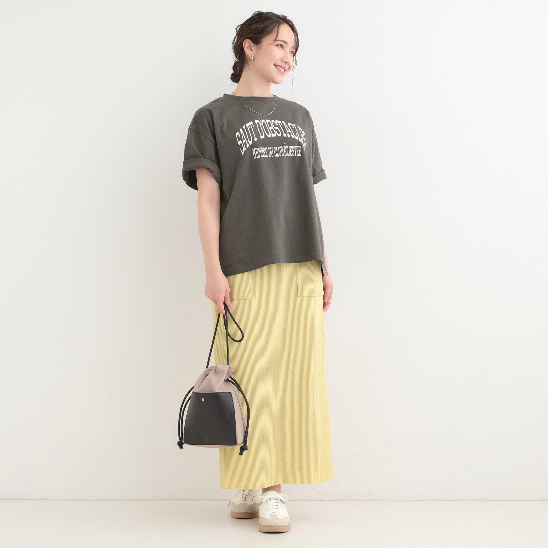 SHOO･LA･RUE「プチプラ 無地＆プリントアソート ベーシックTシャツ」|Tシャツ・カットソー|