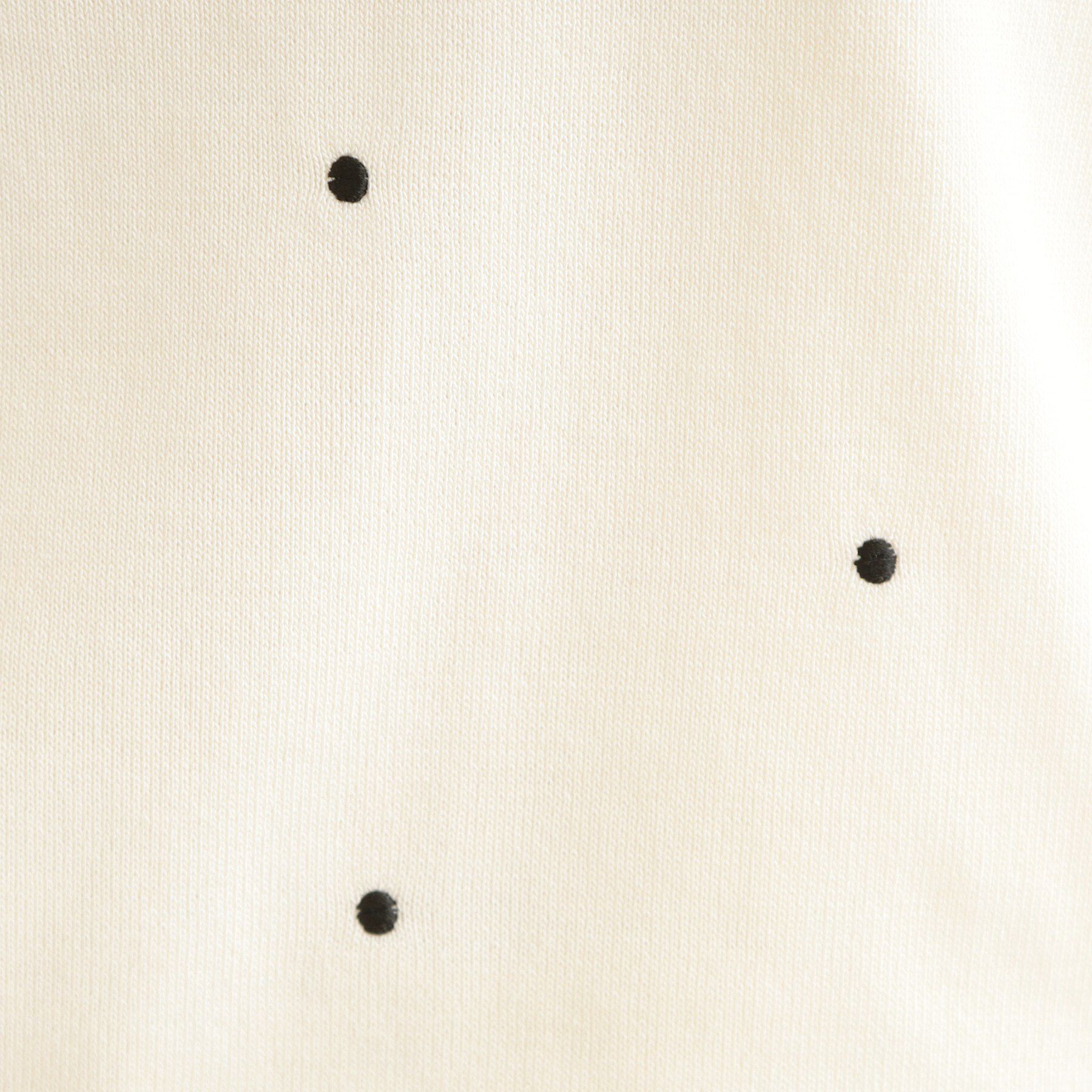 SHOO･LA･RUE「【S-LL】大人かわいい　ドット刺繍5分袖ニット」|ニット・セーター|