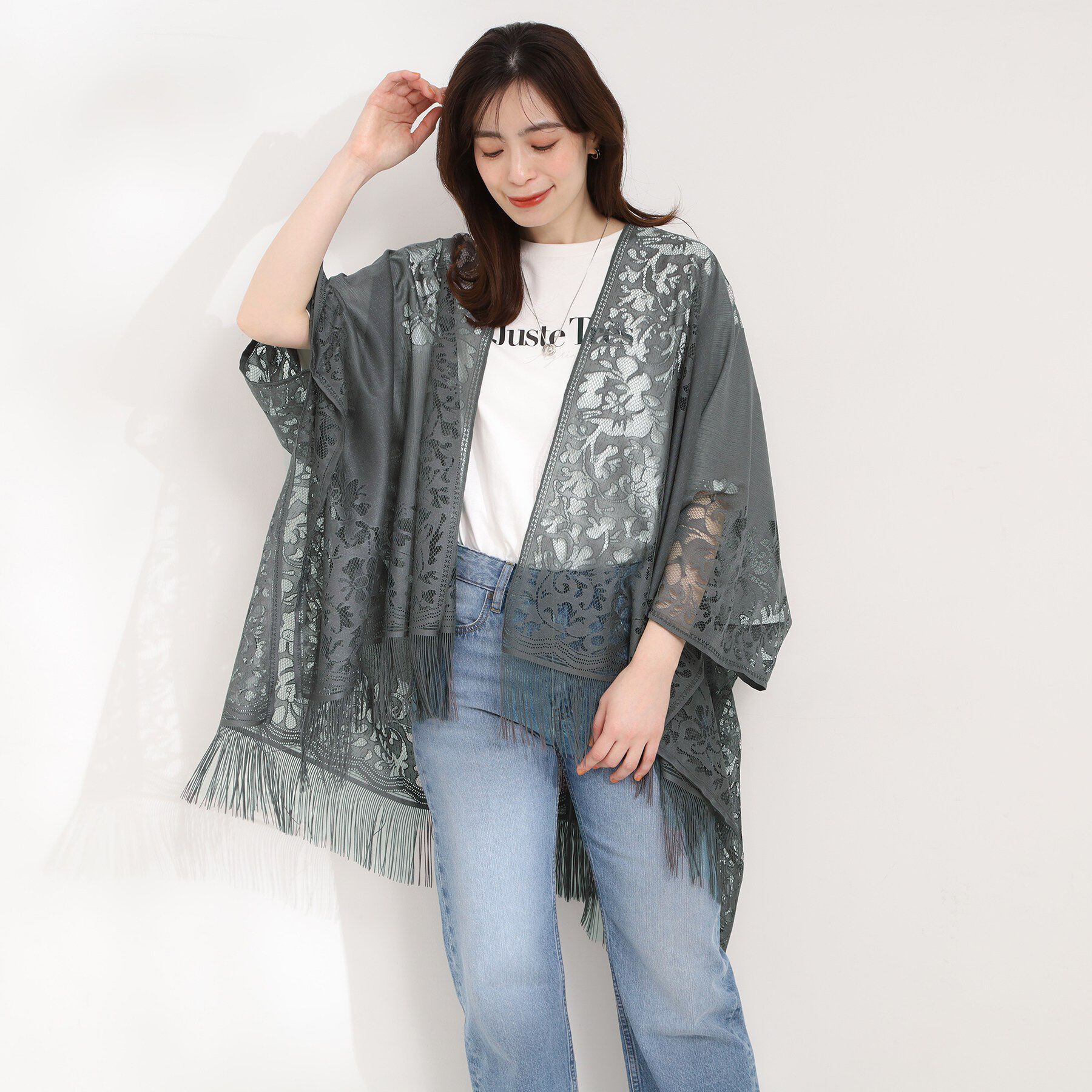 SHOO･LA･RUE「レースポンチョ」|ポンチョ・ケープ|