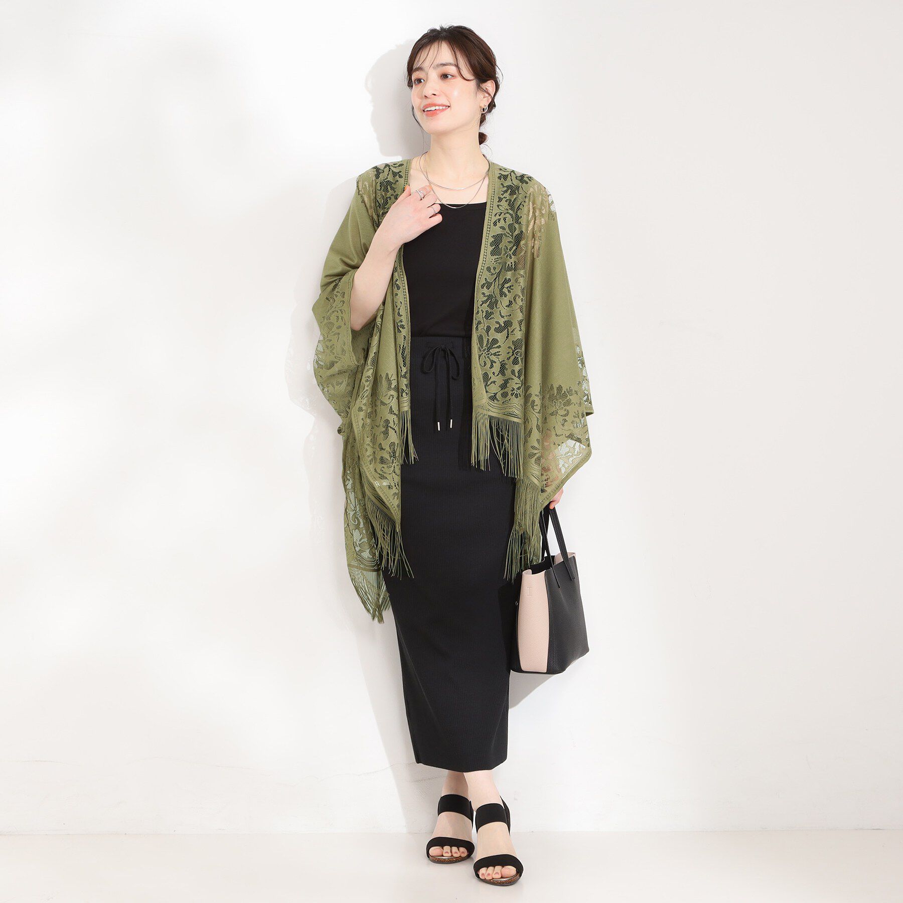 SHOO･LA･RUE「レースポンチョ」|ポンチョ・ケープ|