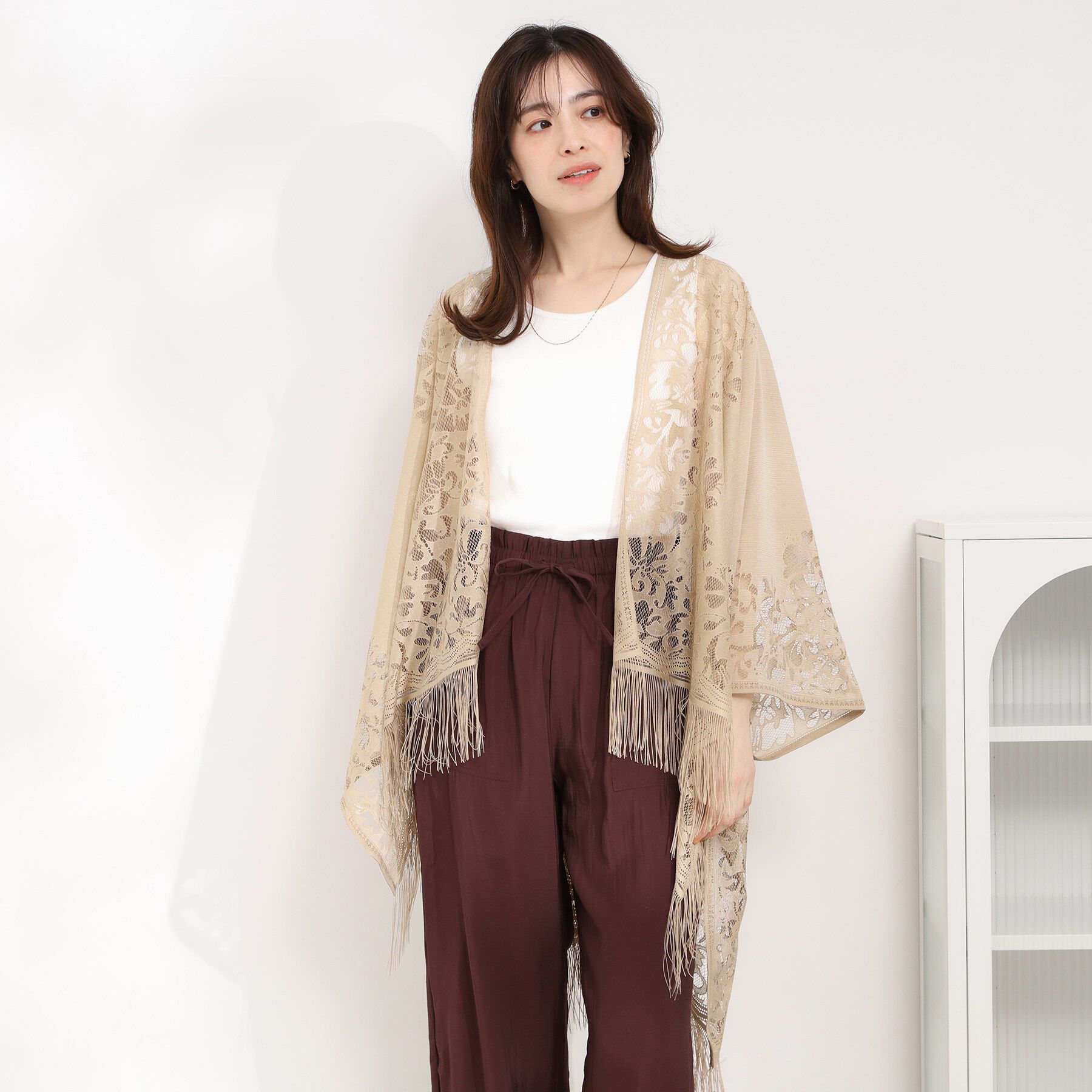 SHOO･LA･RUE「レースポンチョ」|ポンチョ・ケープ|