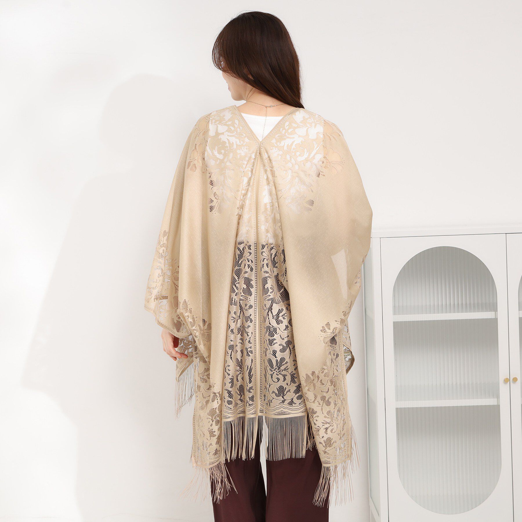 SHOO･LA･RUE「レースポンチョ」|ポンチョ・ケープ|