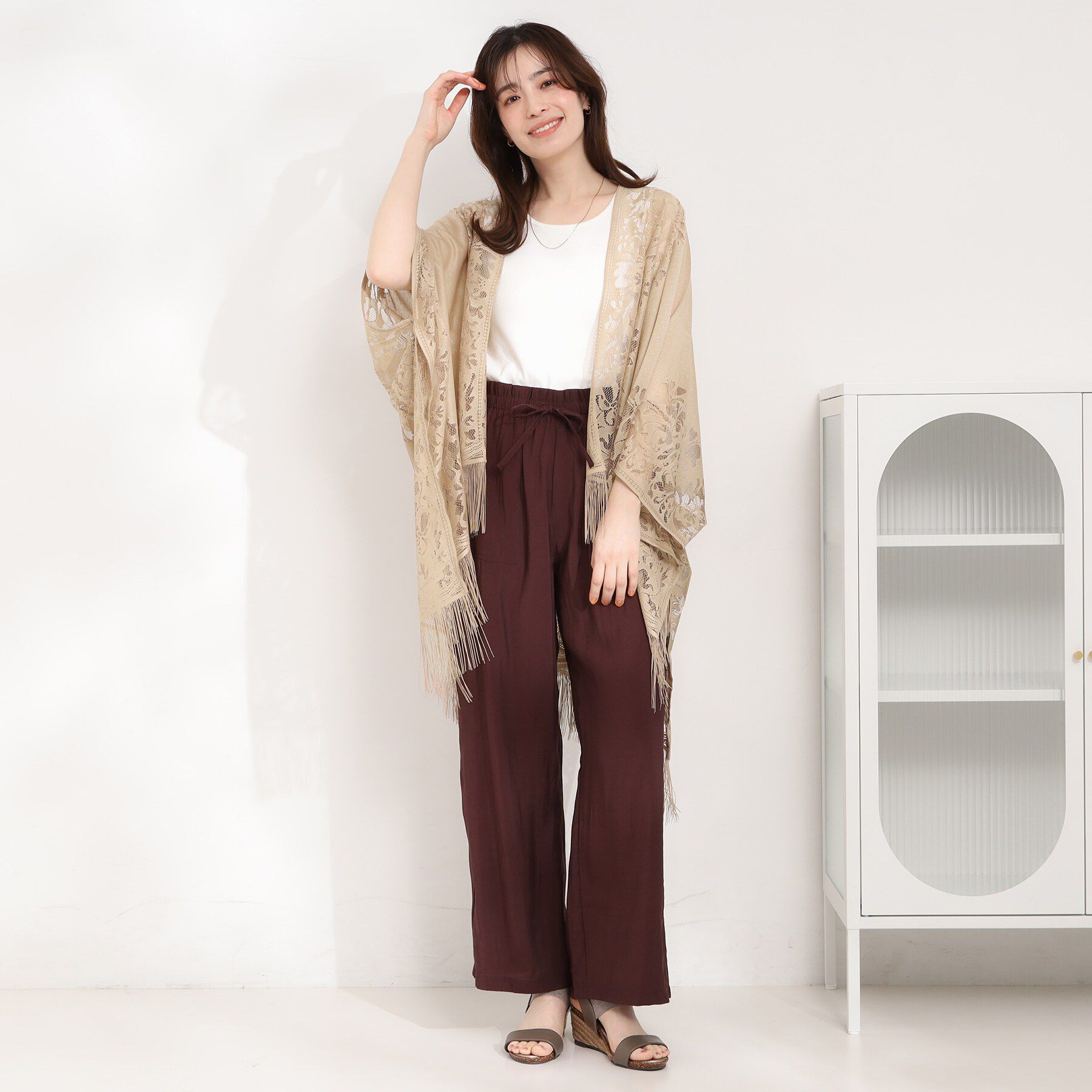 SHOO･LA･RUE「レースポンチョ」|ポンチョ・ケープ|